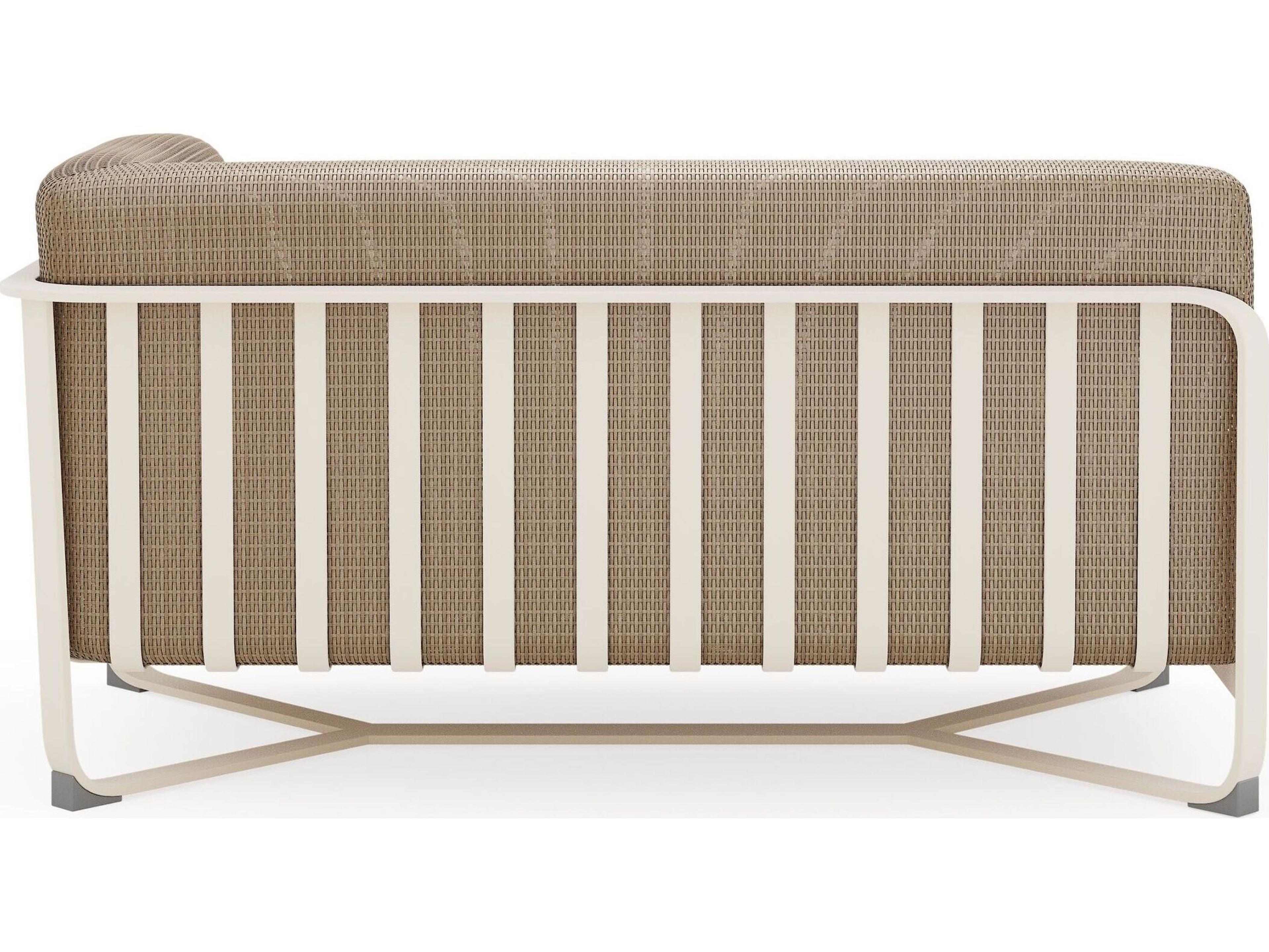 Woodard Juno Aluminum Cushion Loveseat