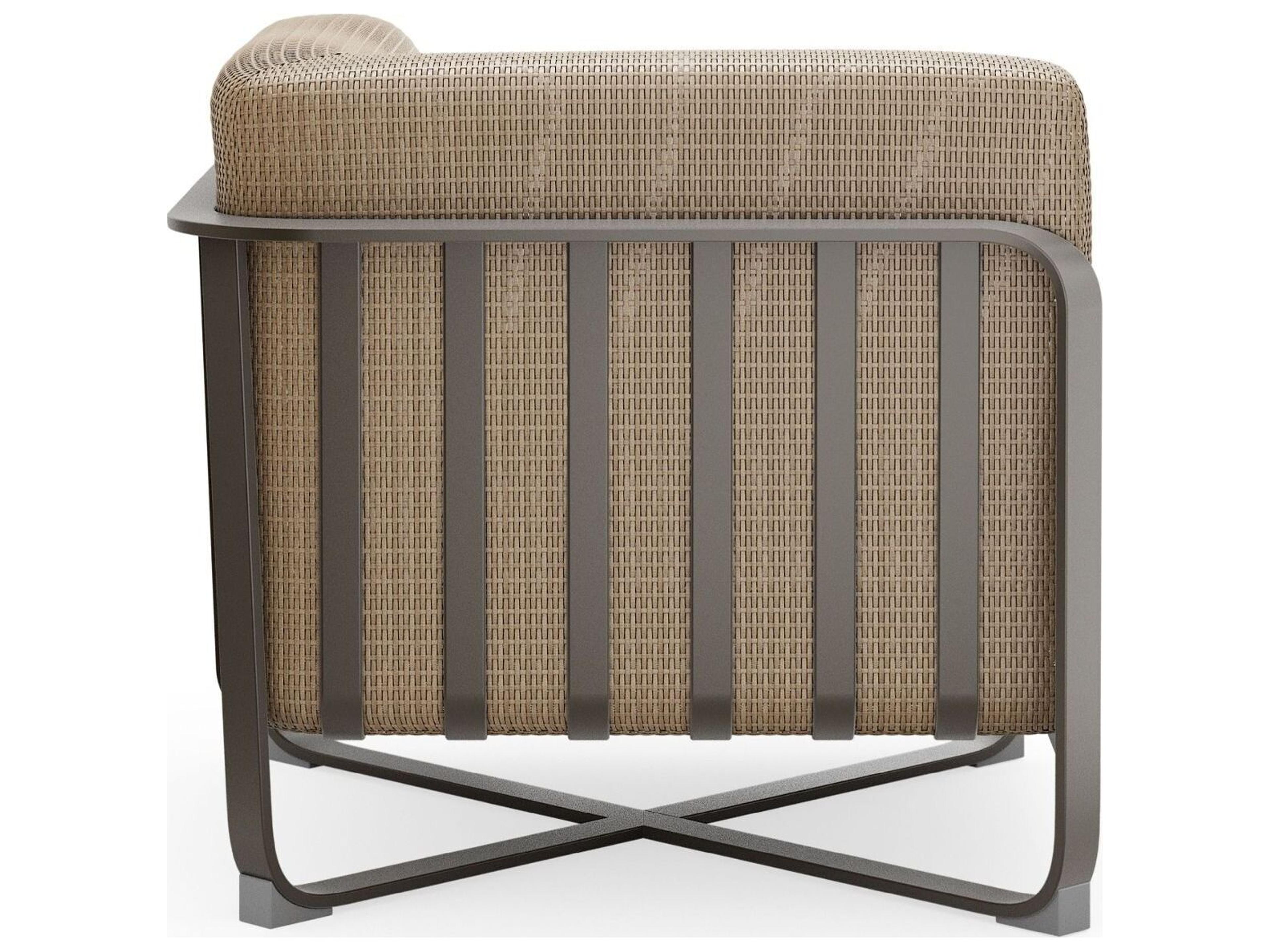 Woodard Juno Aluminum Wicker Lounge Chair