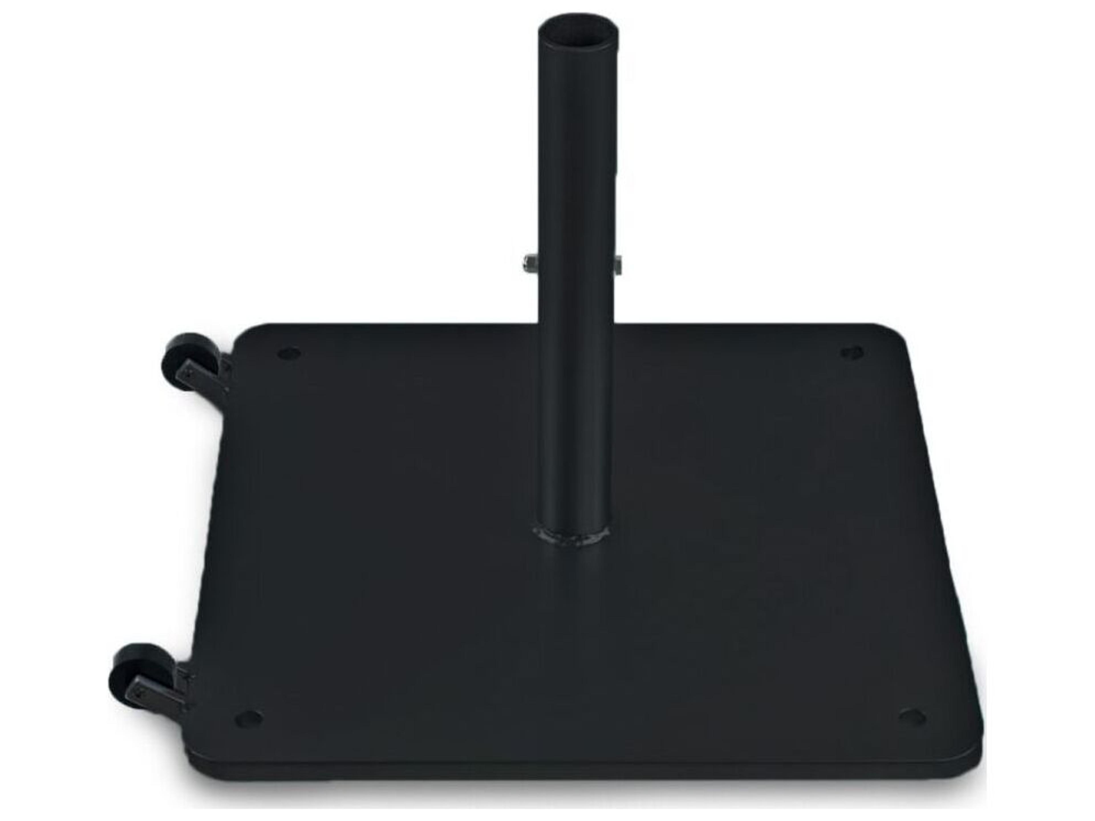 Canopi Steel 130 Pound Free Standing Base with Wheels in Black