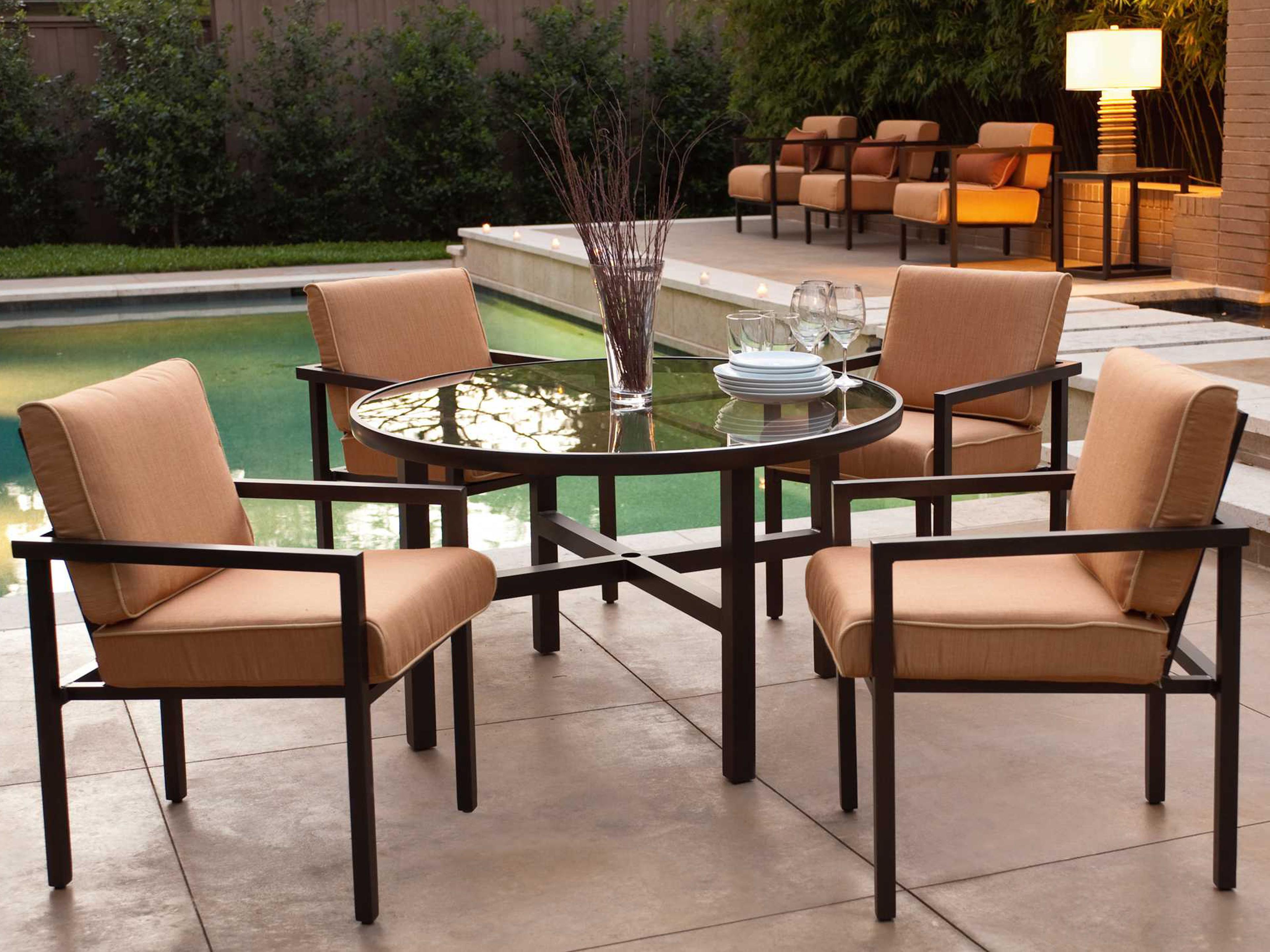 Salona Cushion By Joe Ruggiero Aluminum Patio Dining Set