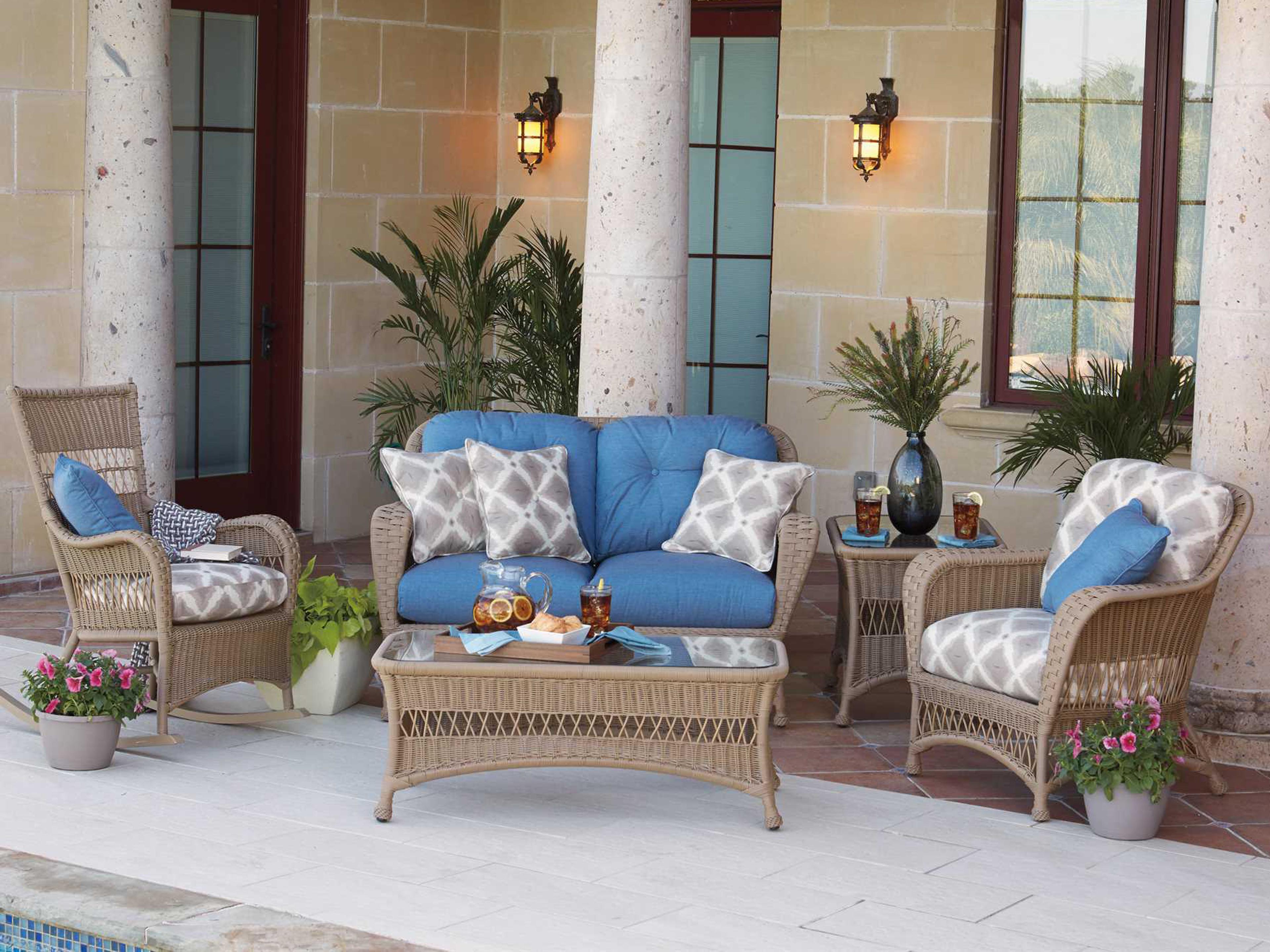 Whitecraft Sommerwind Wicker Patio Lounge Set