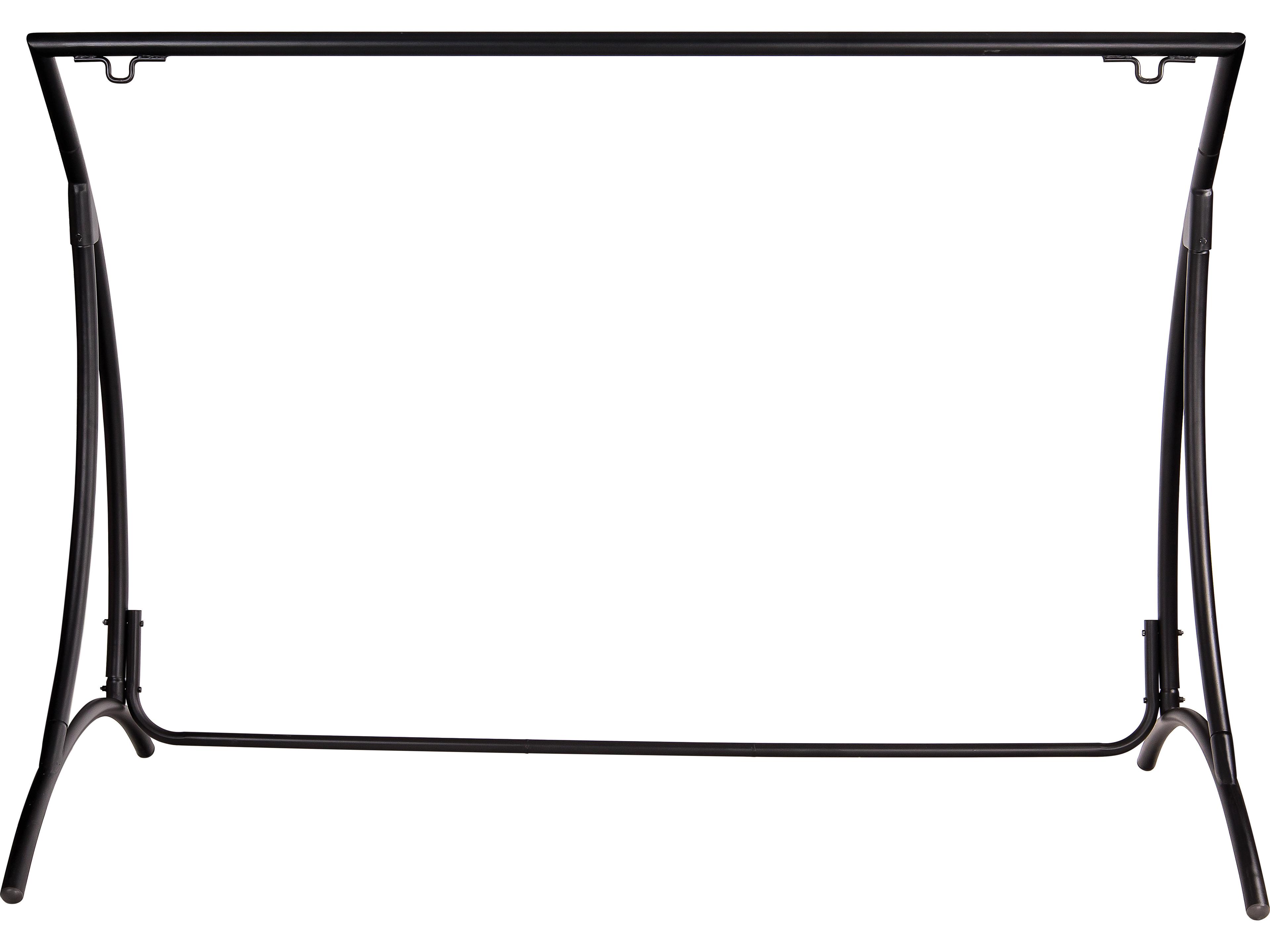 Derby Wrought Iron Black Swing Stand