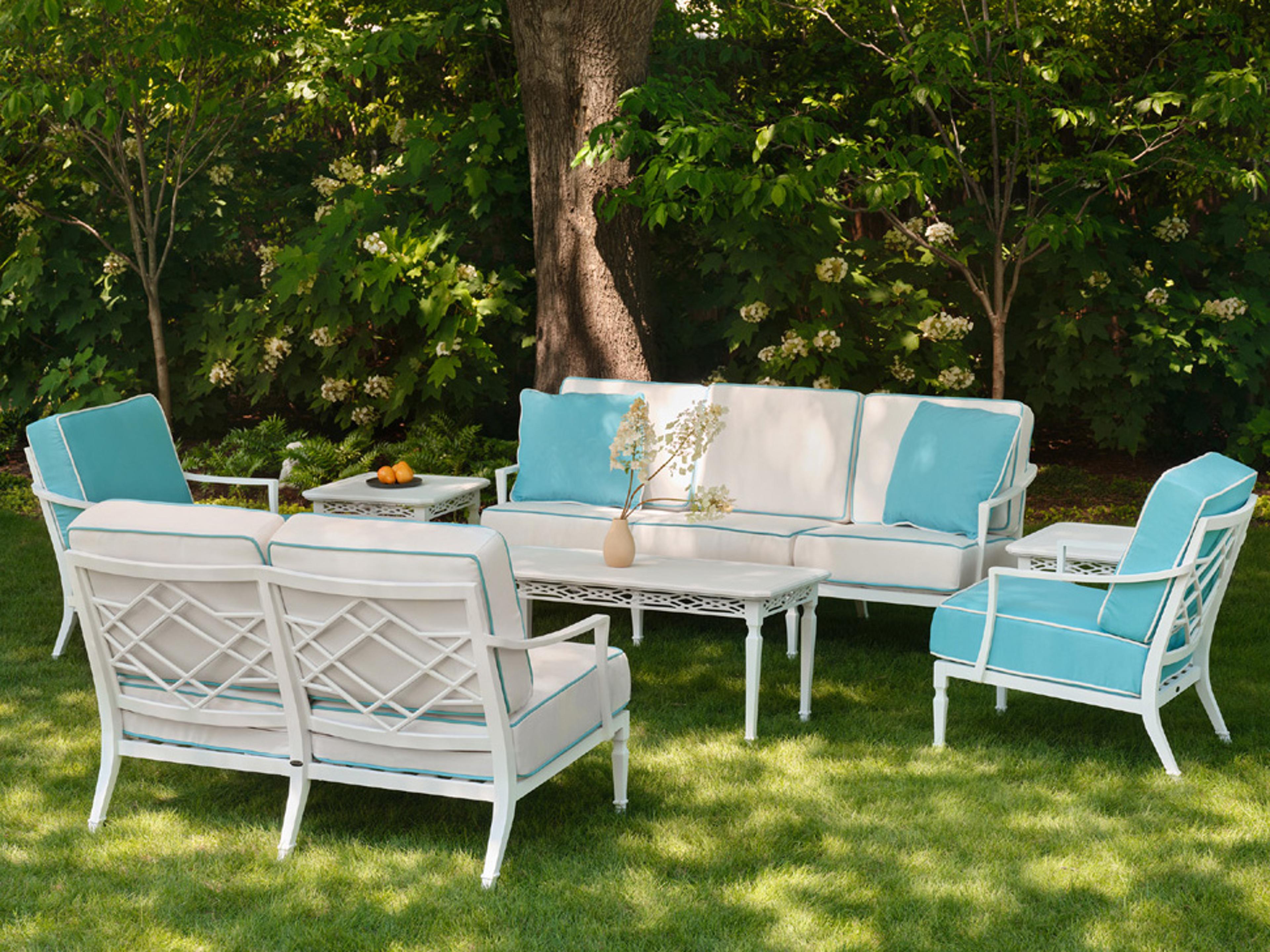 Alexa Hampton Tuoro Aluminum Outdoor Lounge Set