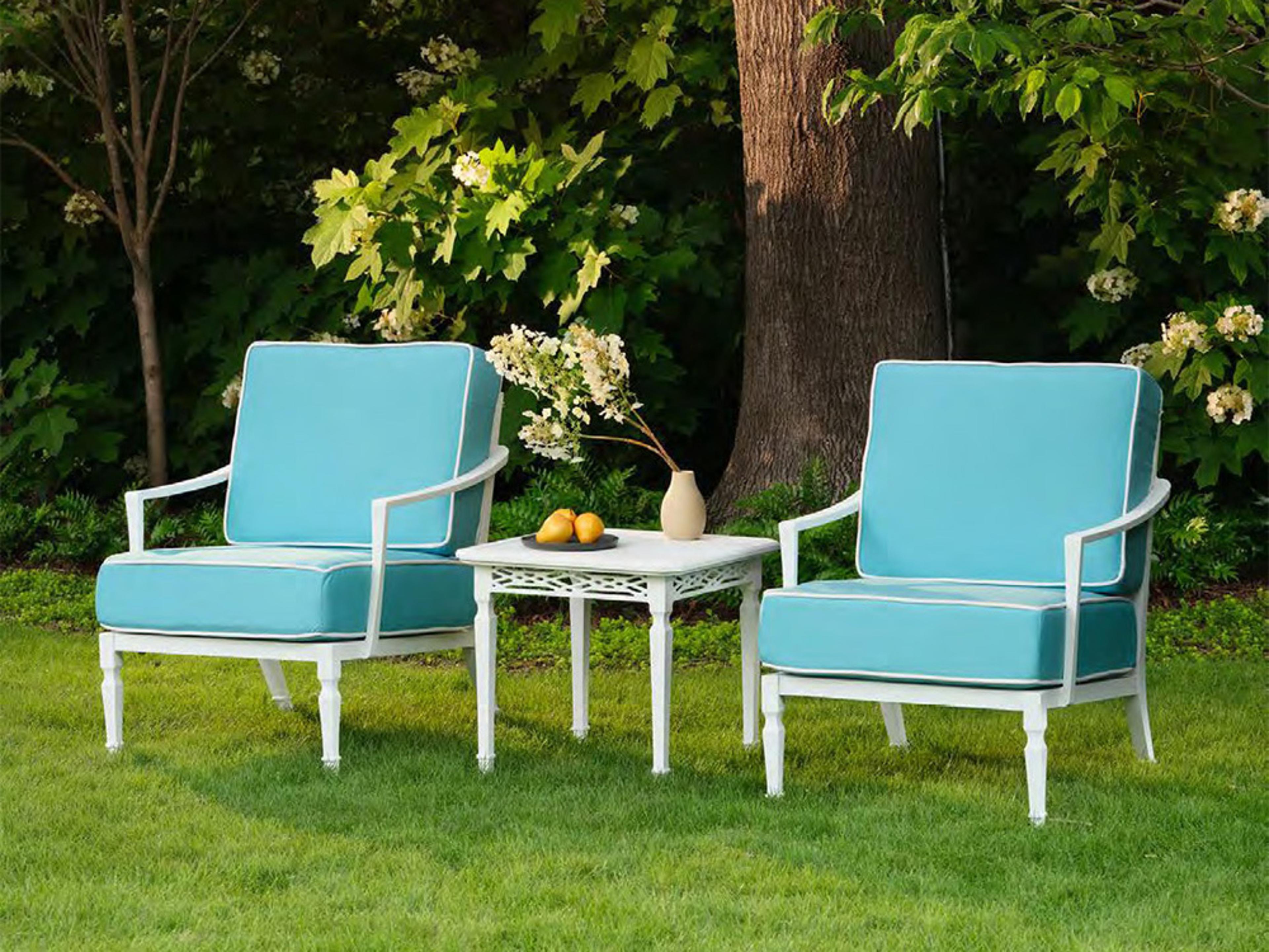 Alexa Hampton Tuoro Aluminum Outdoor Patio Lounge Set