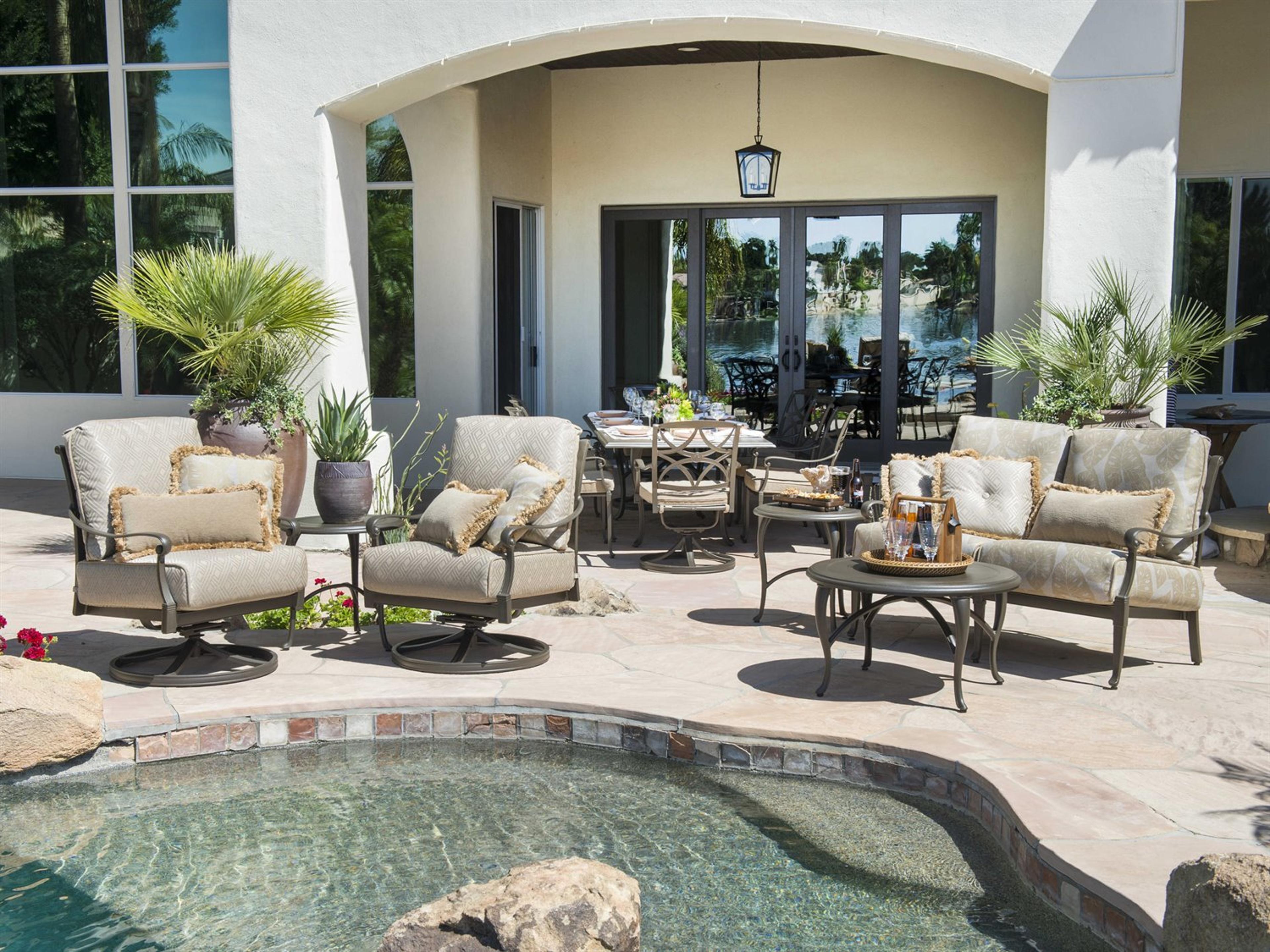 Wiltshire Cast Aluminum Outdoor Lounge Set