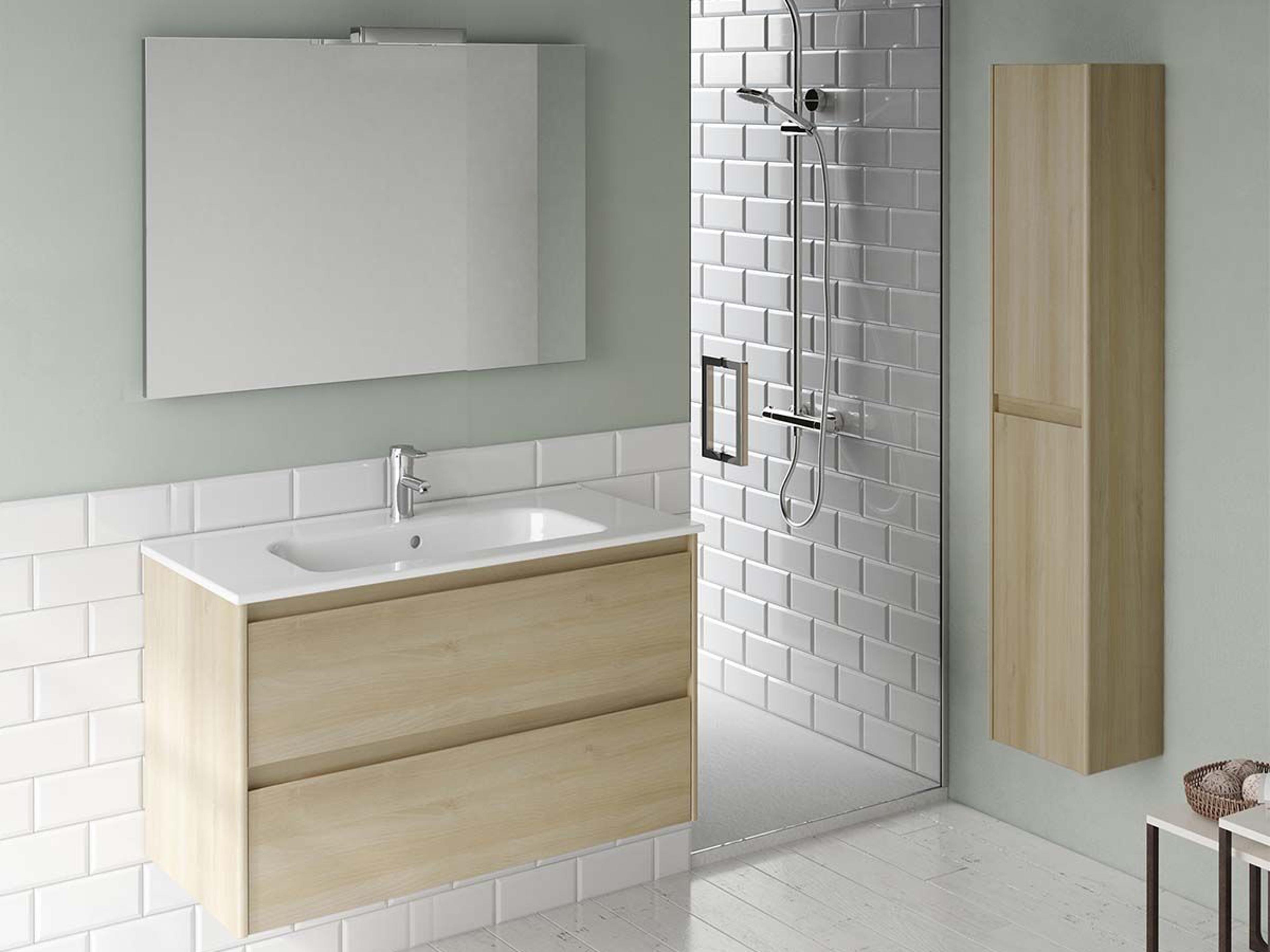 WS Bath Collections Ambra Nordic Oak Vanity