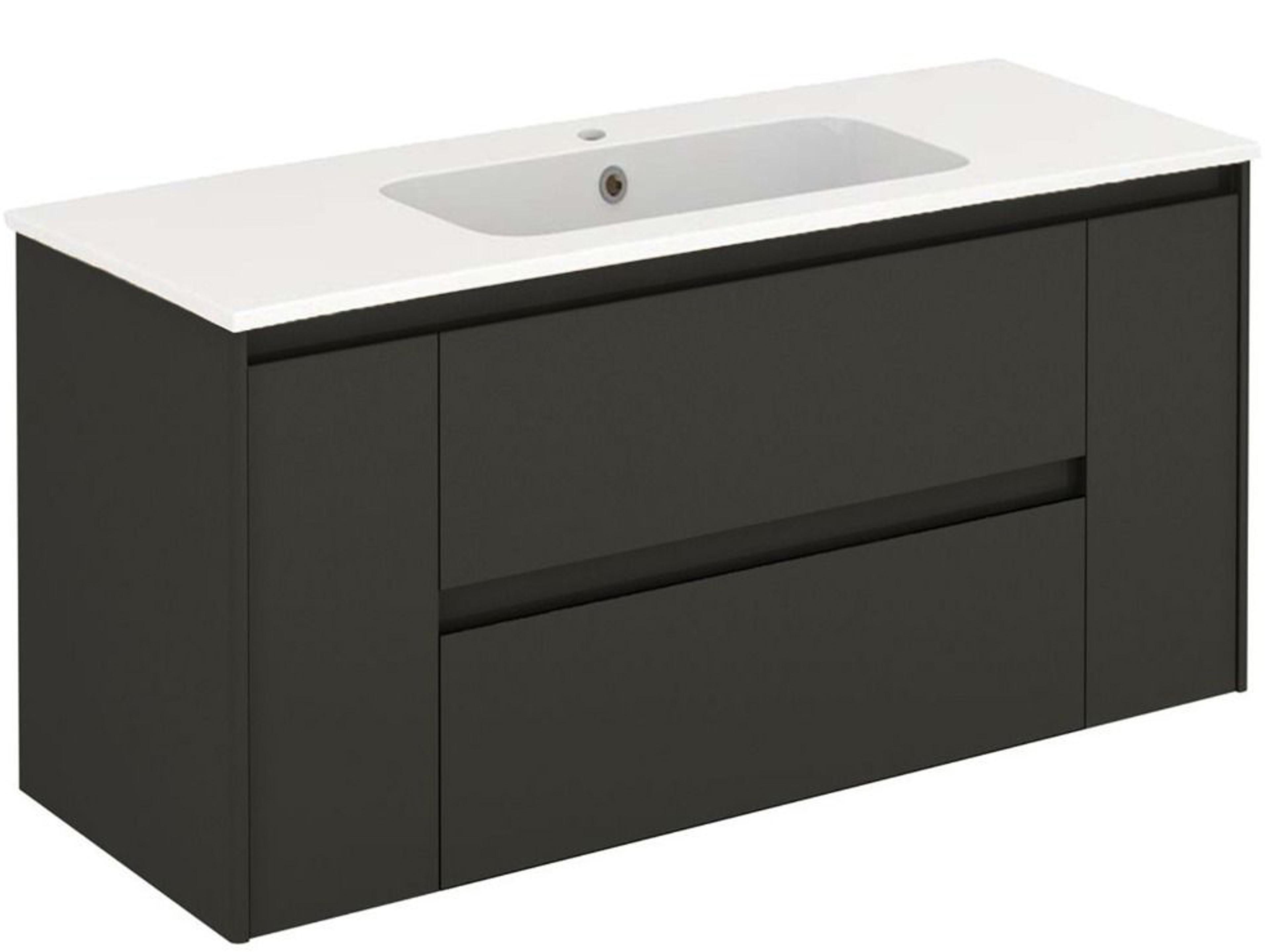Ambra Glossy Anthracite Vanity