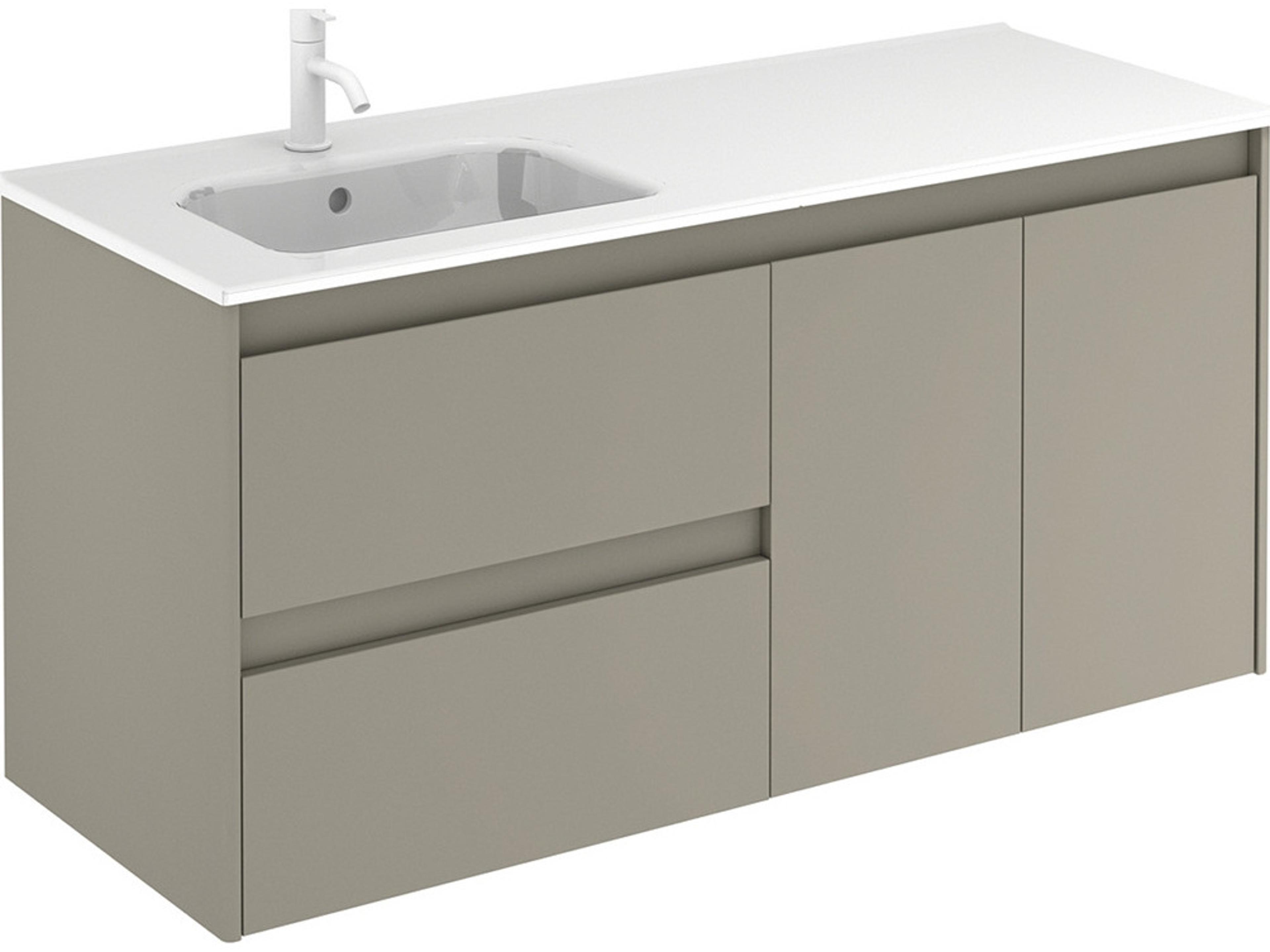 Ambra Matte Sand Vanity