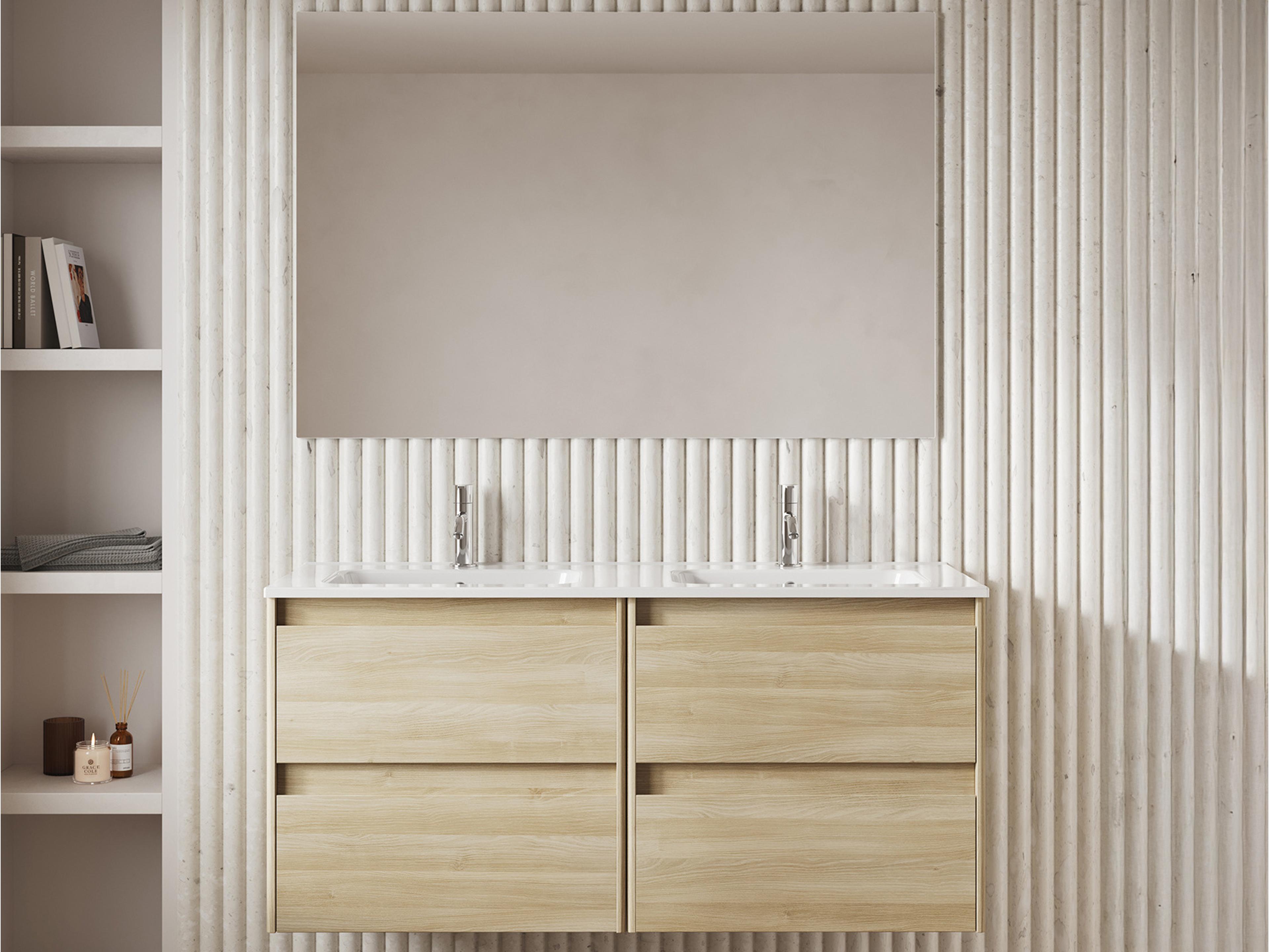 WS Bath Collections Ambra Nordic Oak Vanity