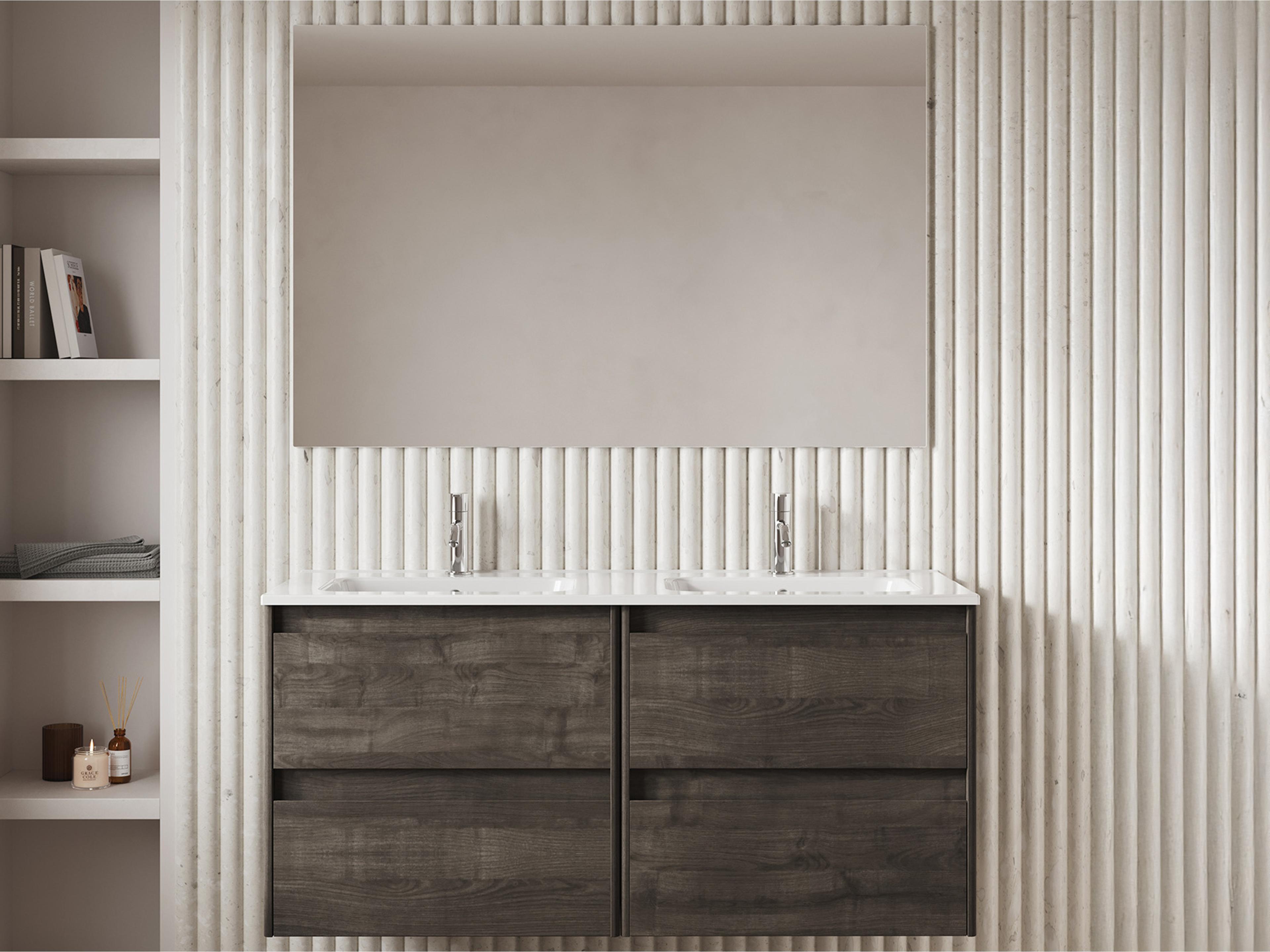 WS Bath Collections Ambra Samara Ash Vanity