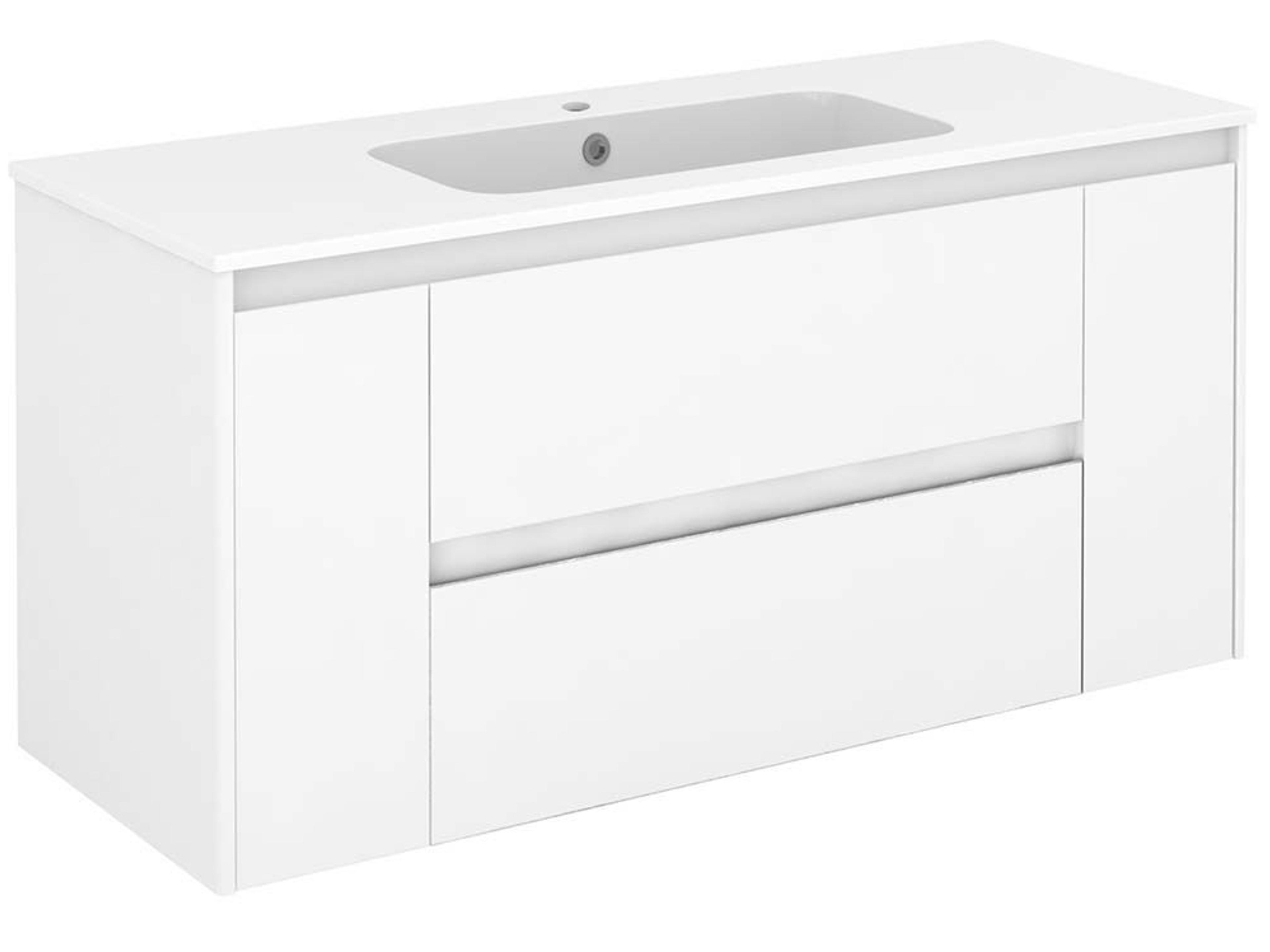 Ambra Glossy White Vanity
