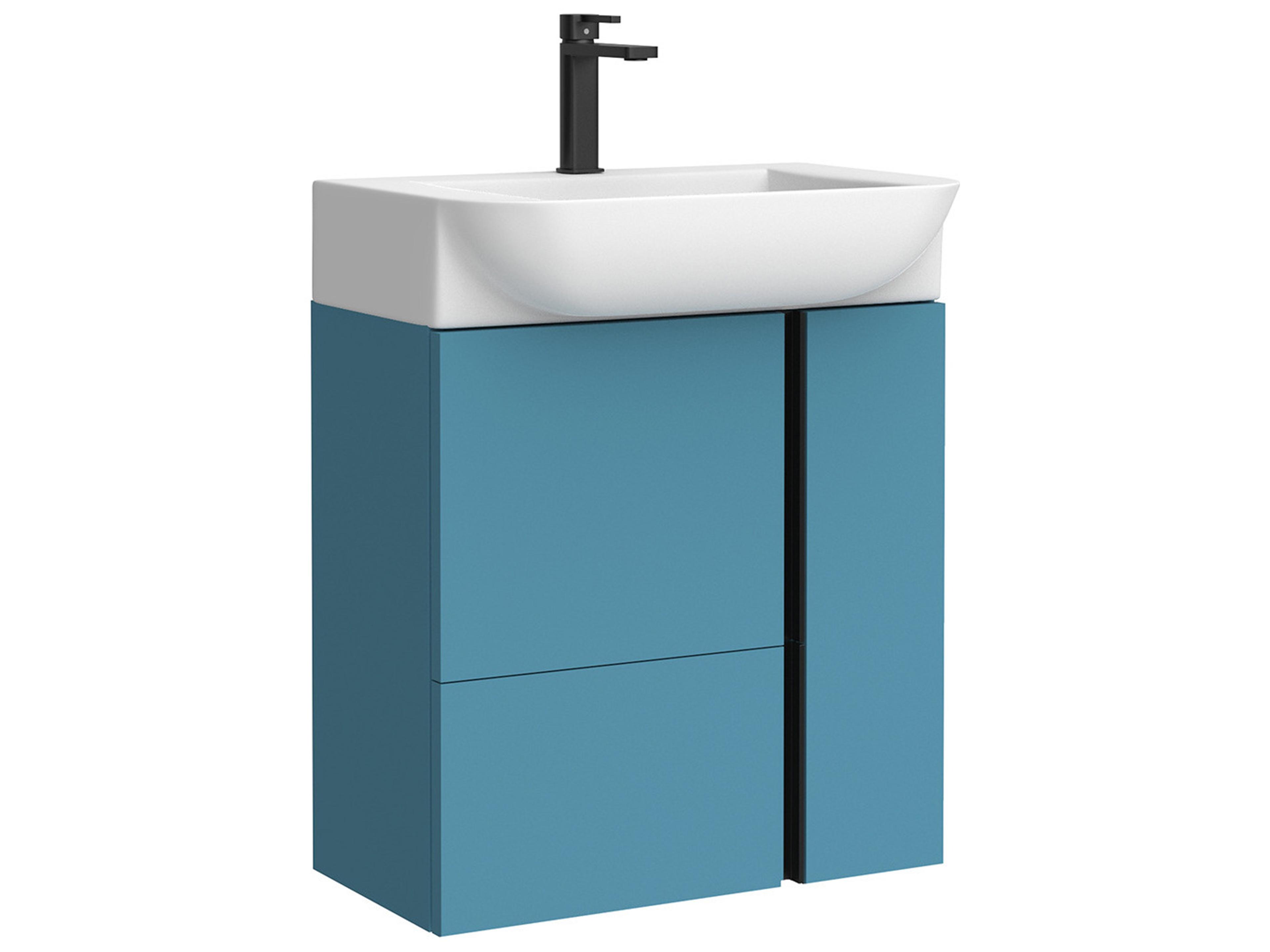 Camilia Wall Mounted Vanity Island Matte Single Sink