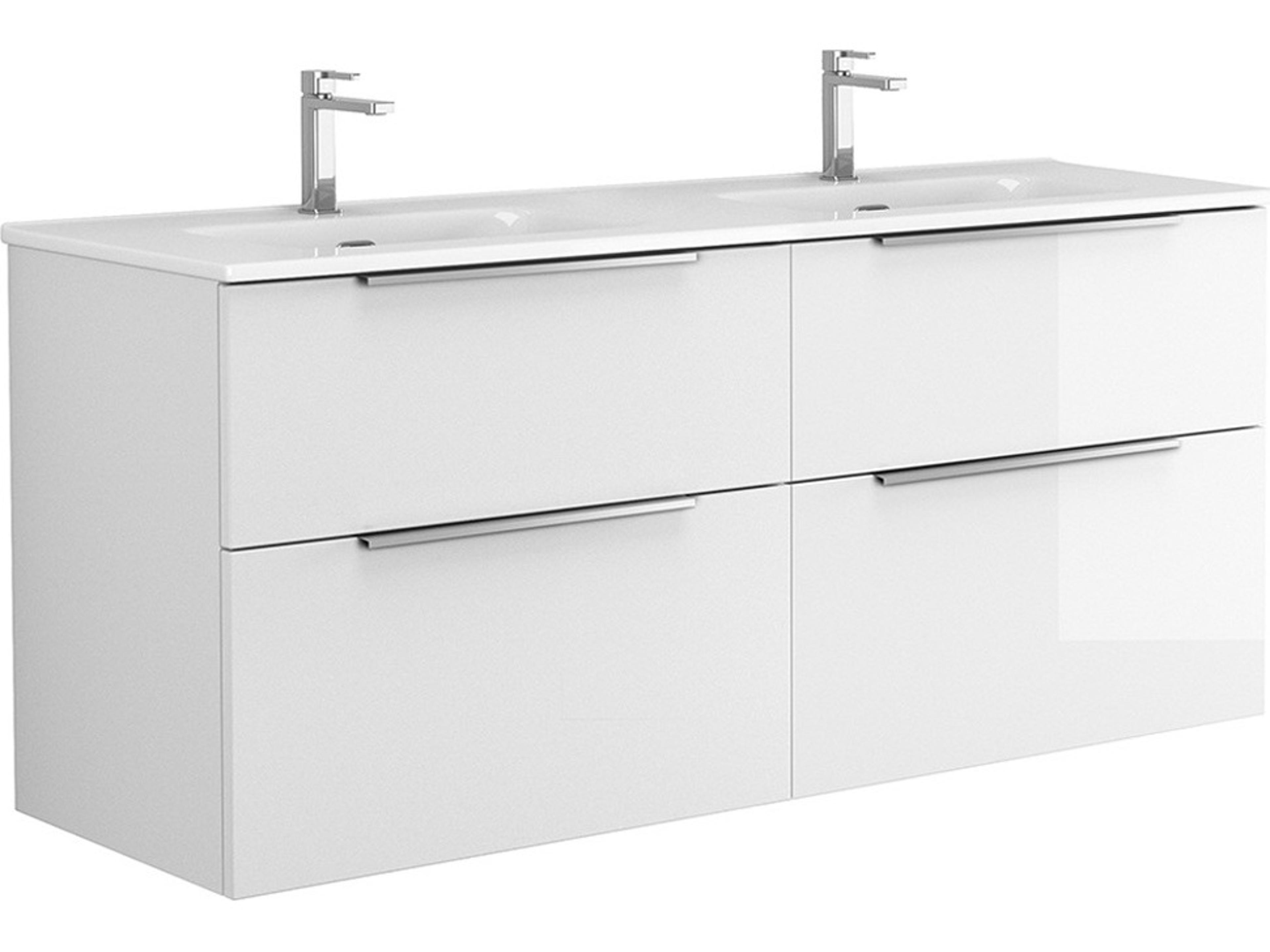Dalia Wall-Mounted Double Vanity Modern