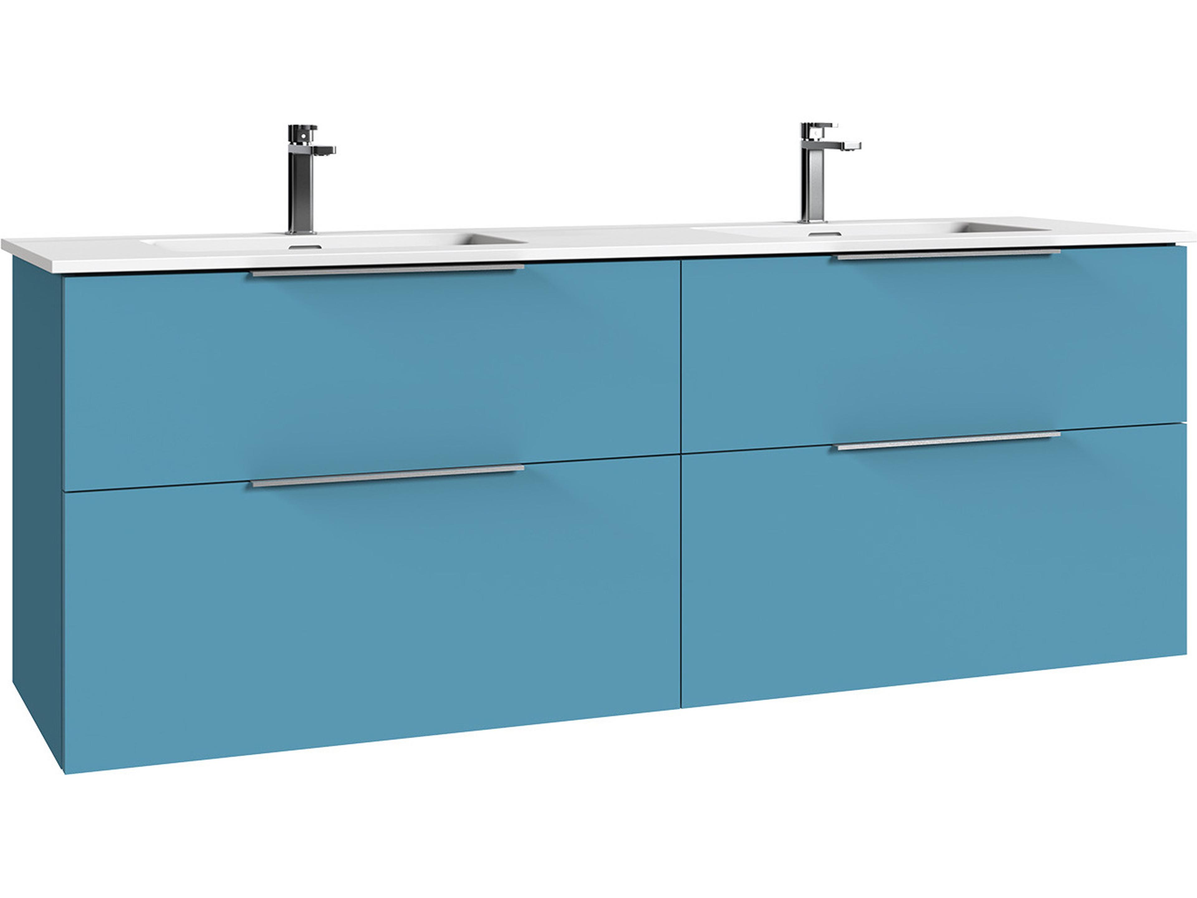 Dalia Wall Mounted Double Vanity Island Matte