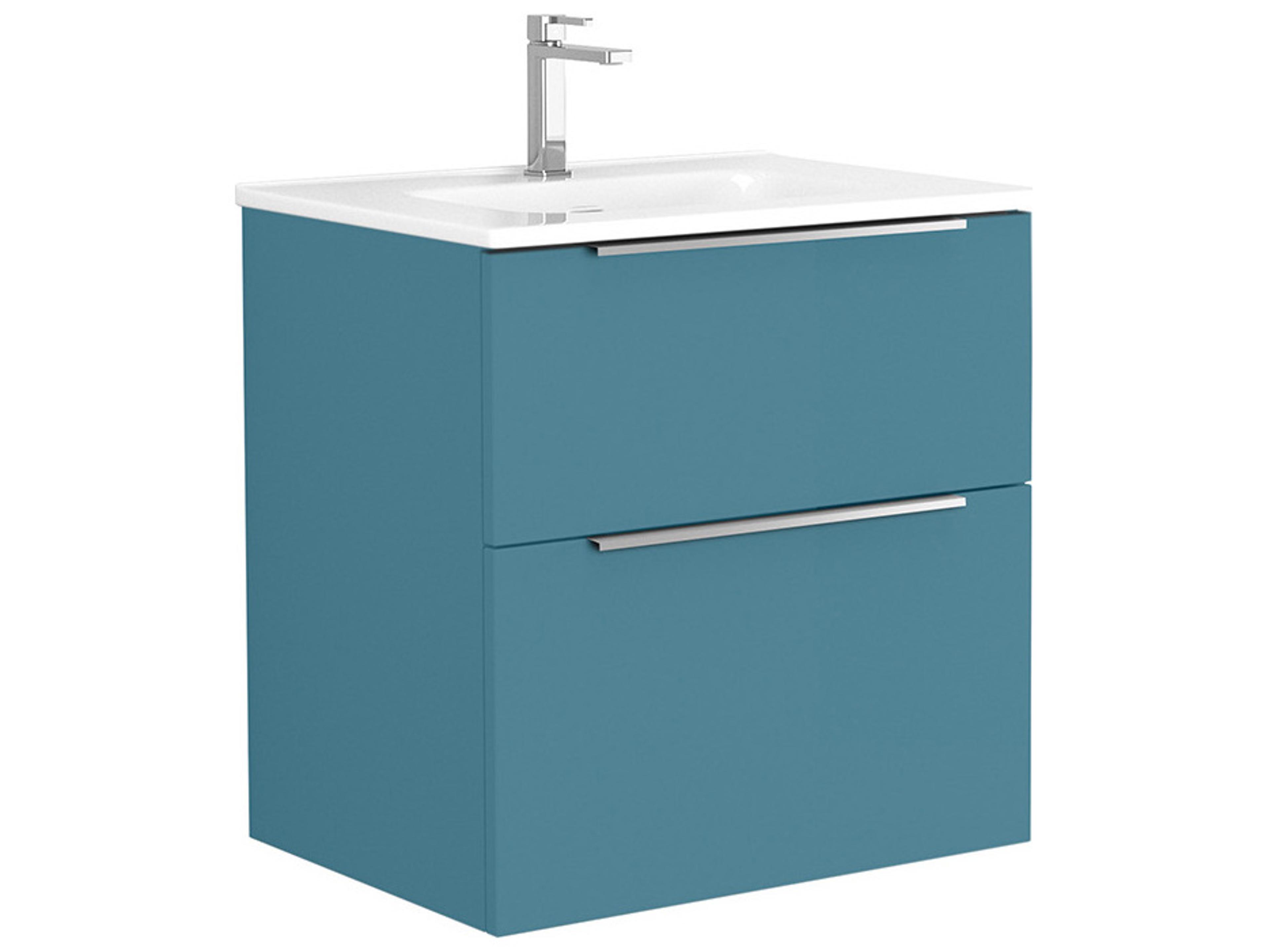 Dalia Wall Mounted Bathroom Vanity with Integrated Ceramic Sink