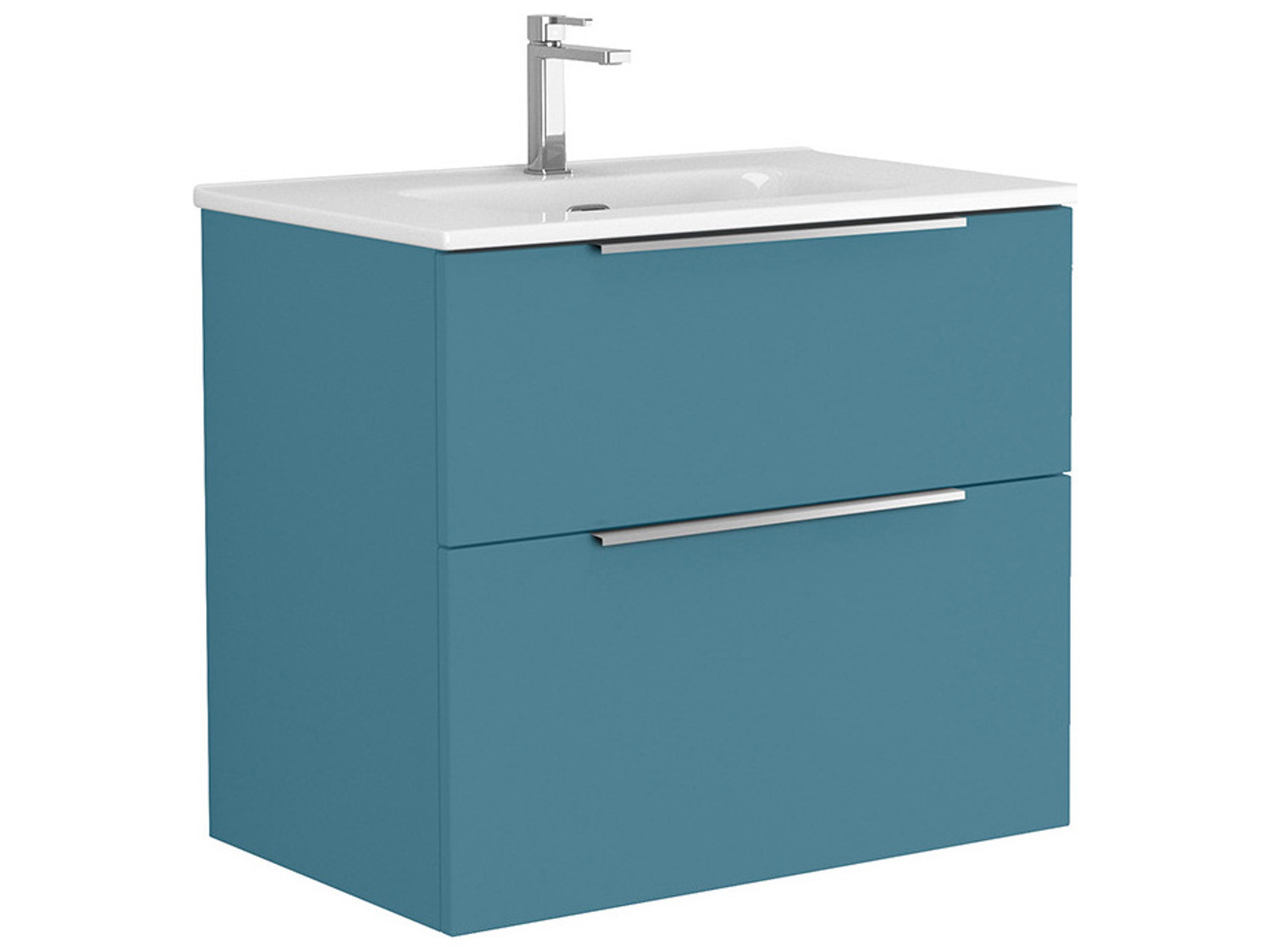 Dalia Wall Mounted Bathroom Vanity in Island Matte