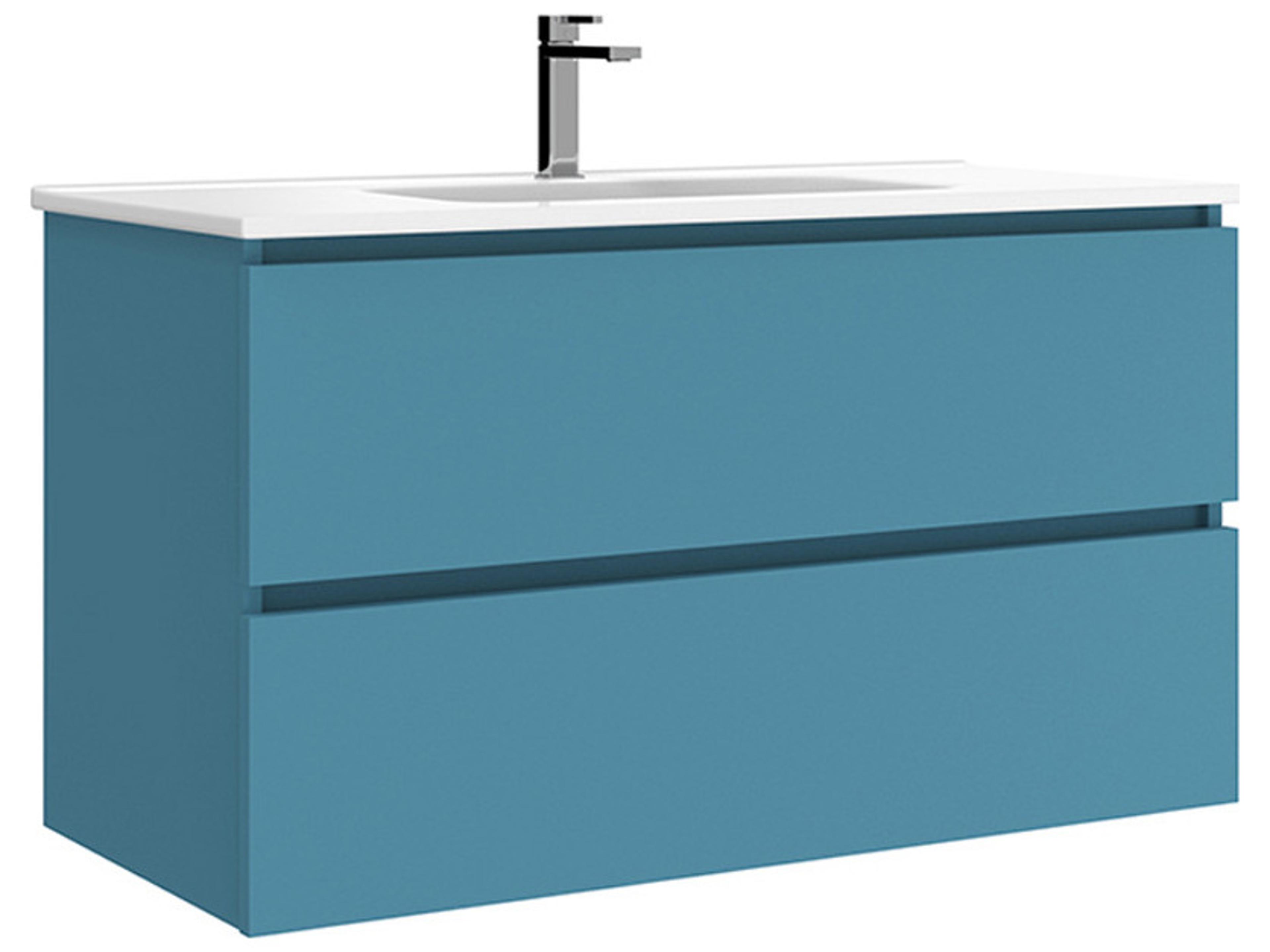 Flora Island Matte Vanity