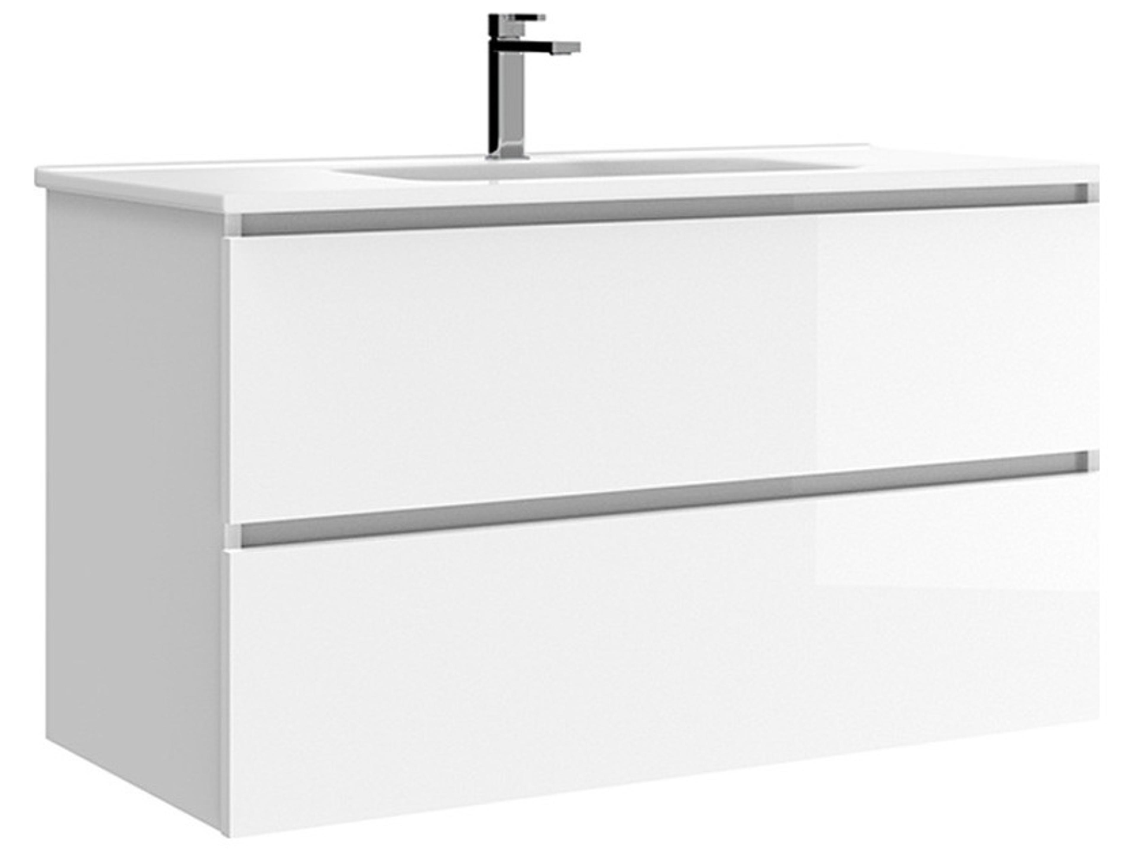 Flora Glossy White Vanity