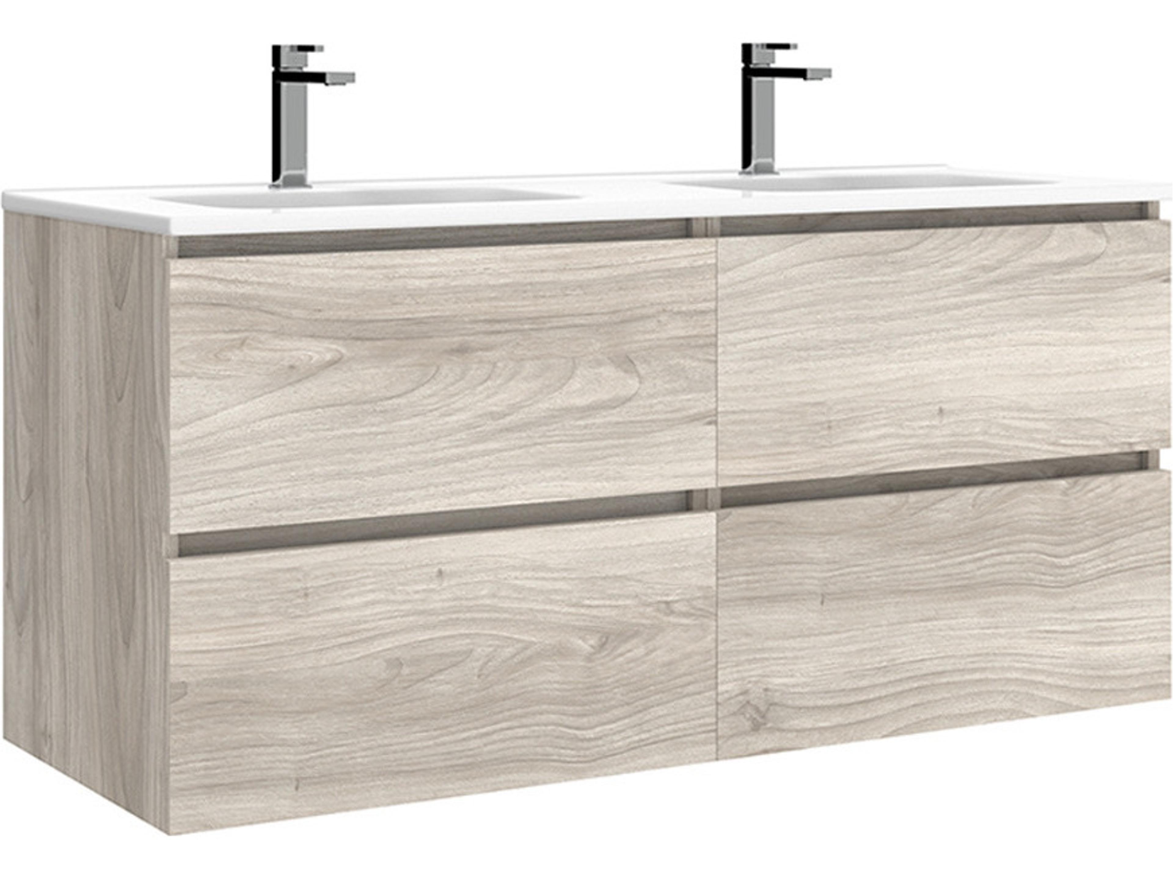 Flora Grey Pine Vanity