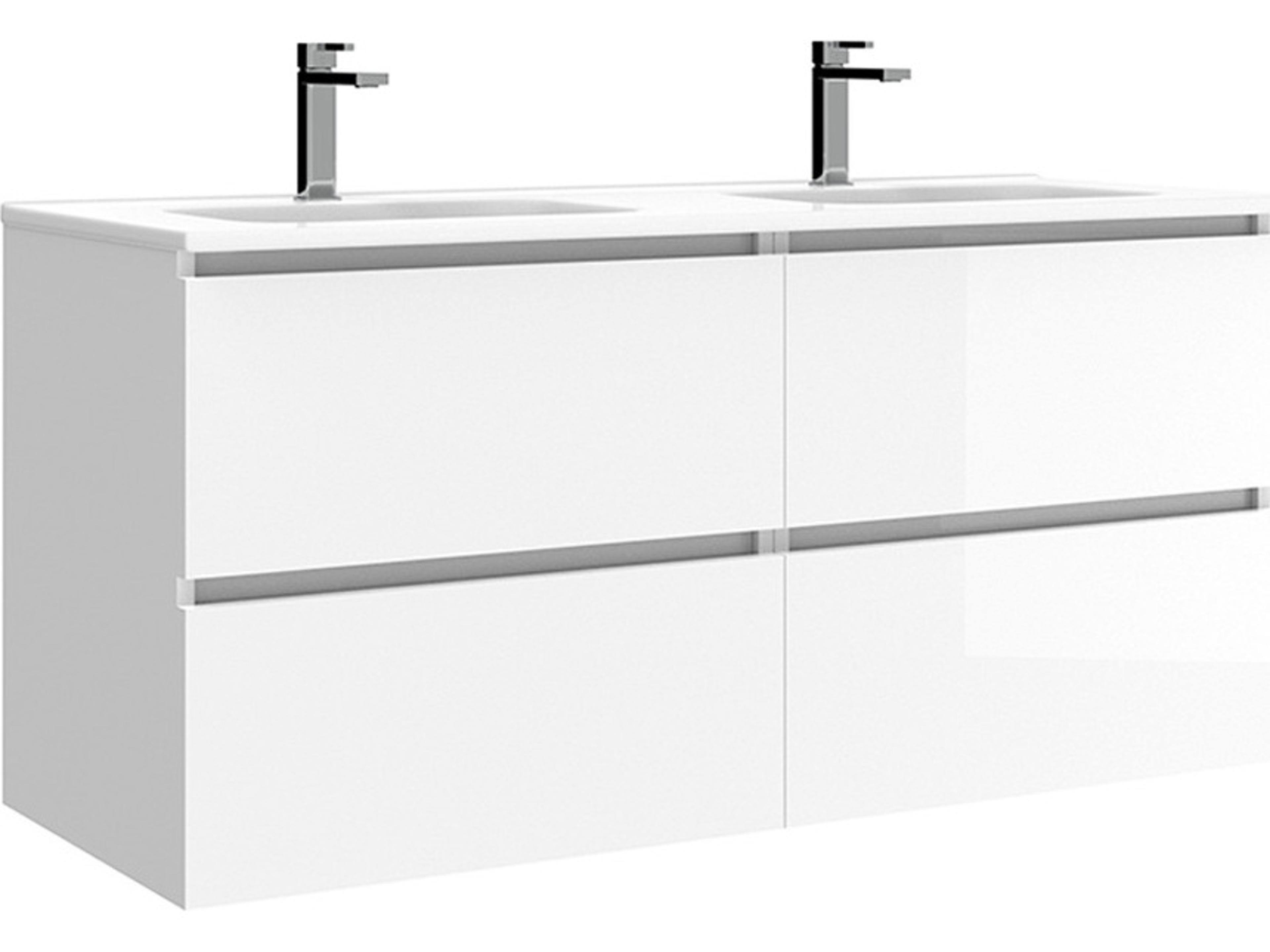 Flora Glossy White Vanity