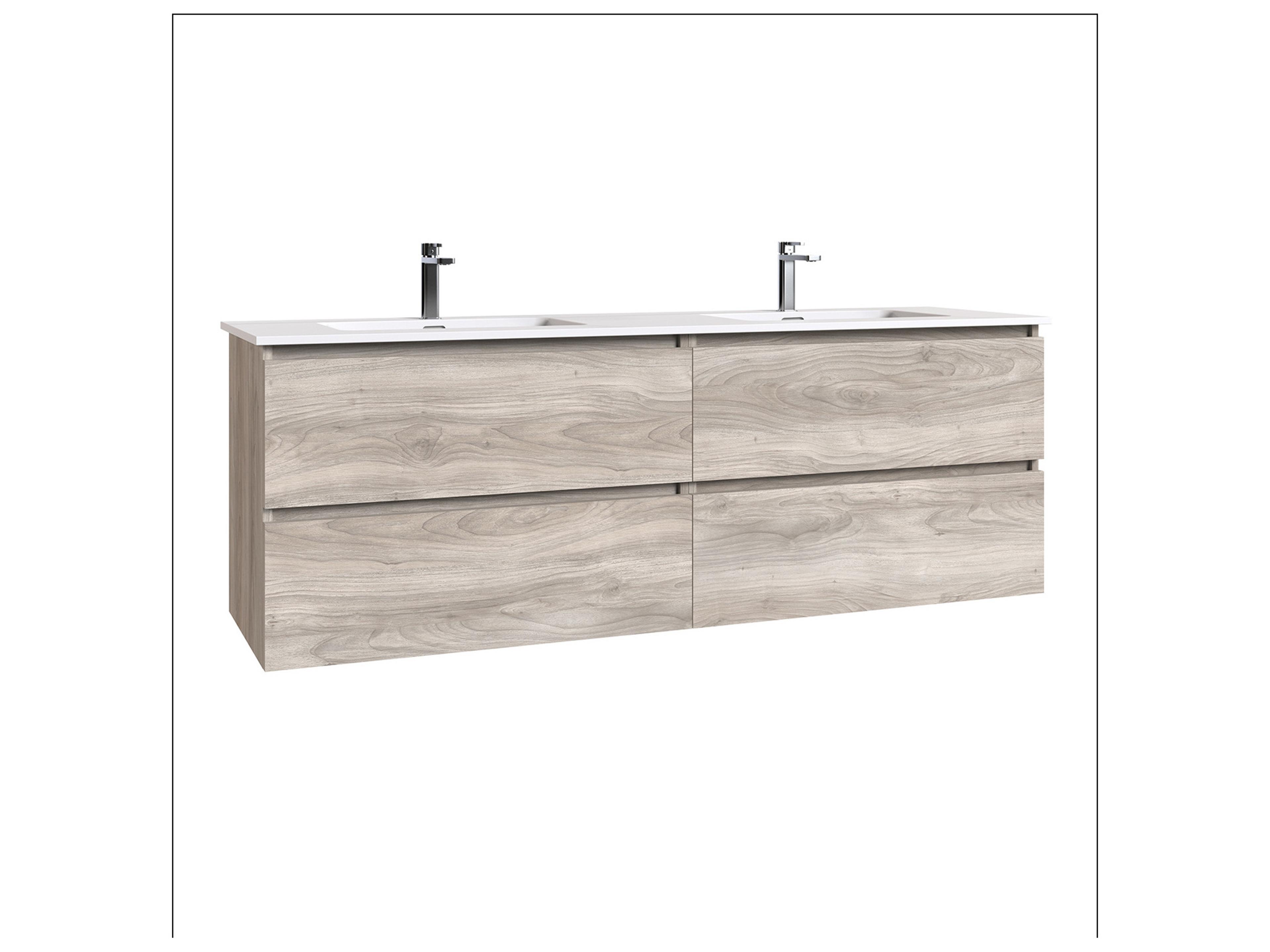 Flora Grey Pine Vanity