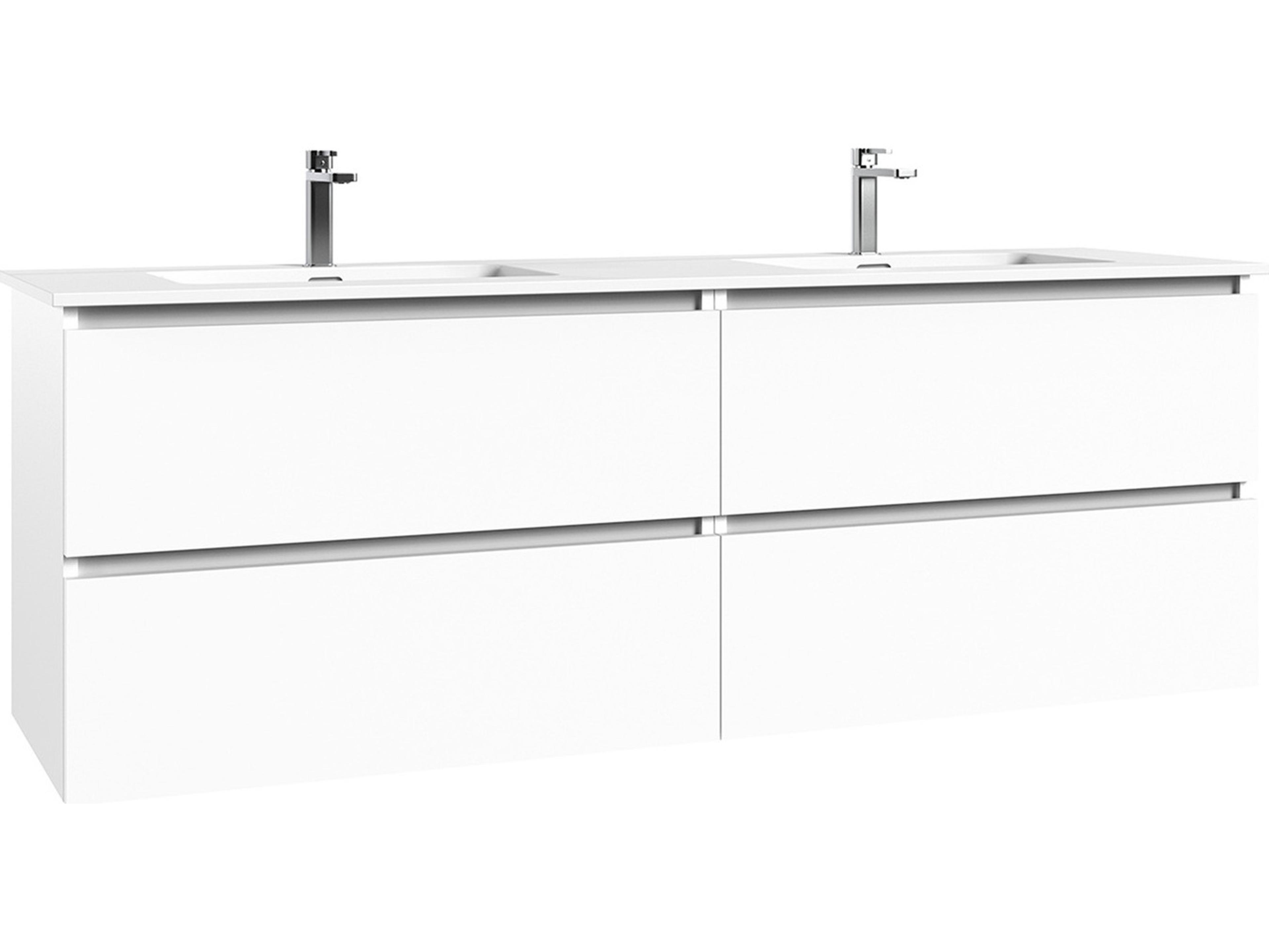 Flora Glossy White Vanity