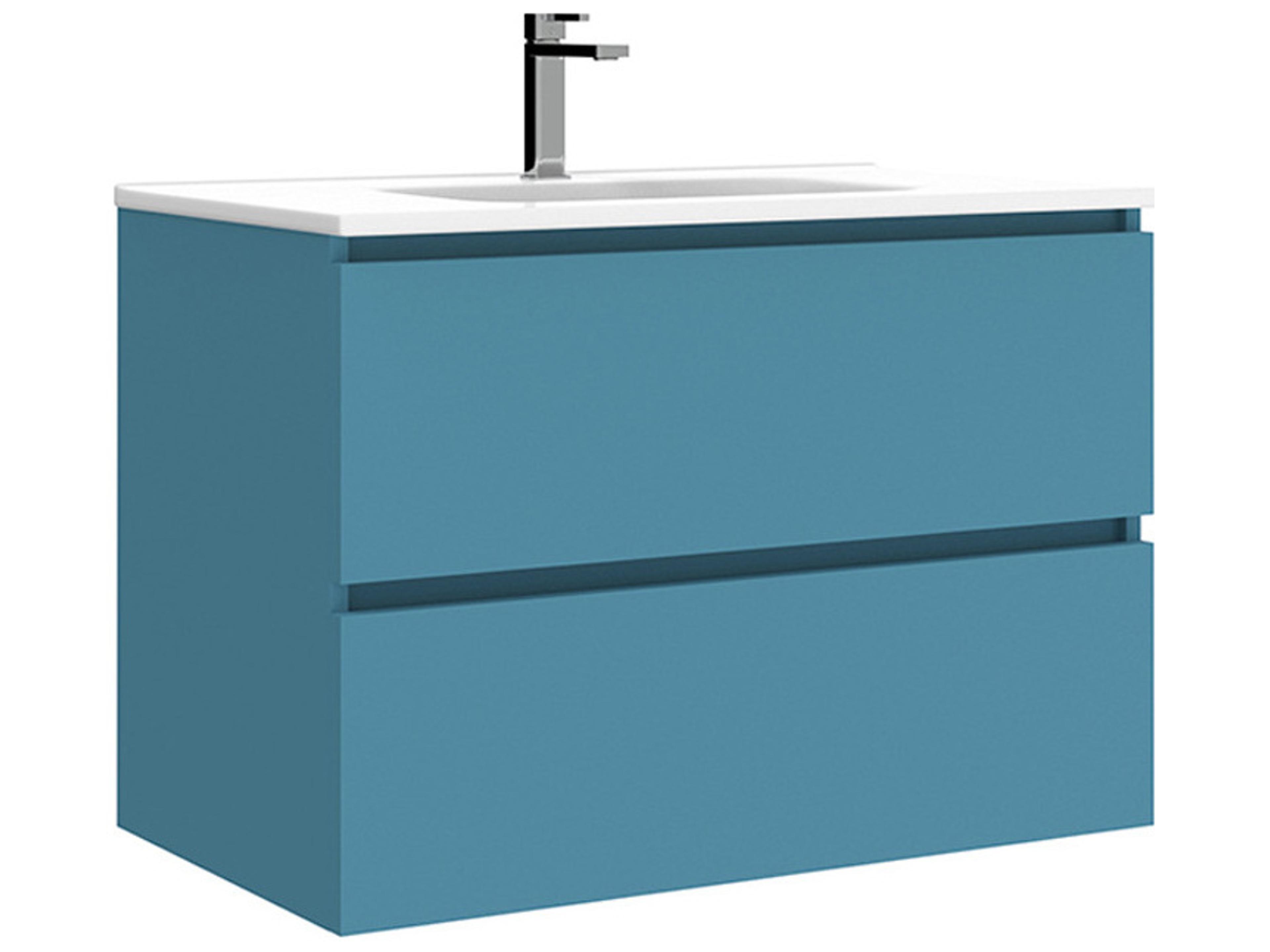 Flora Island Matte Vanity