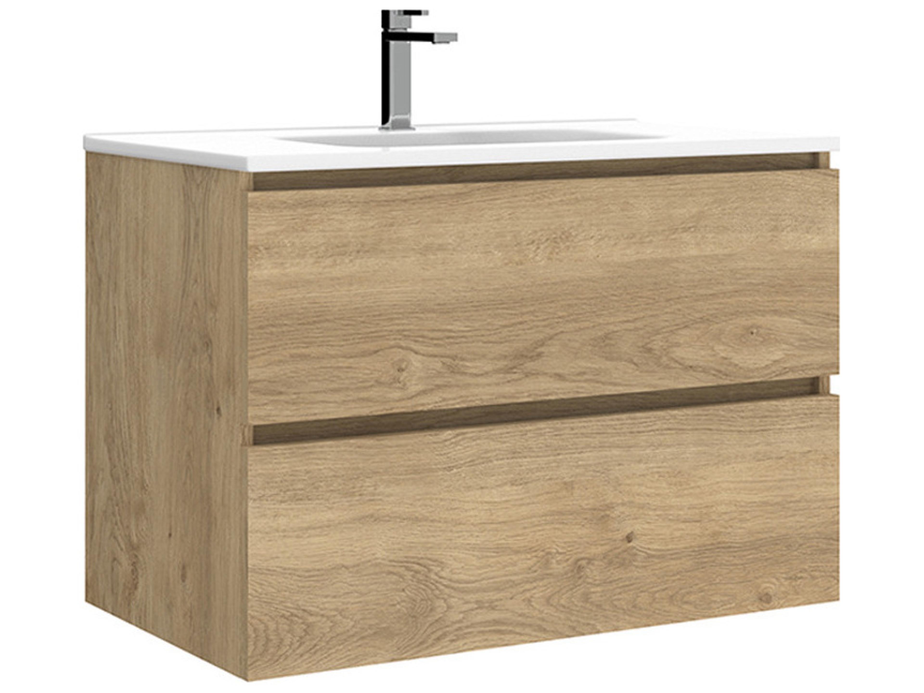 Flora Natural Oak Vanity