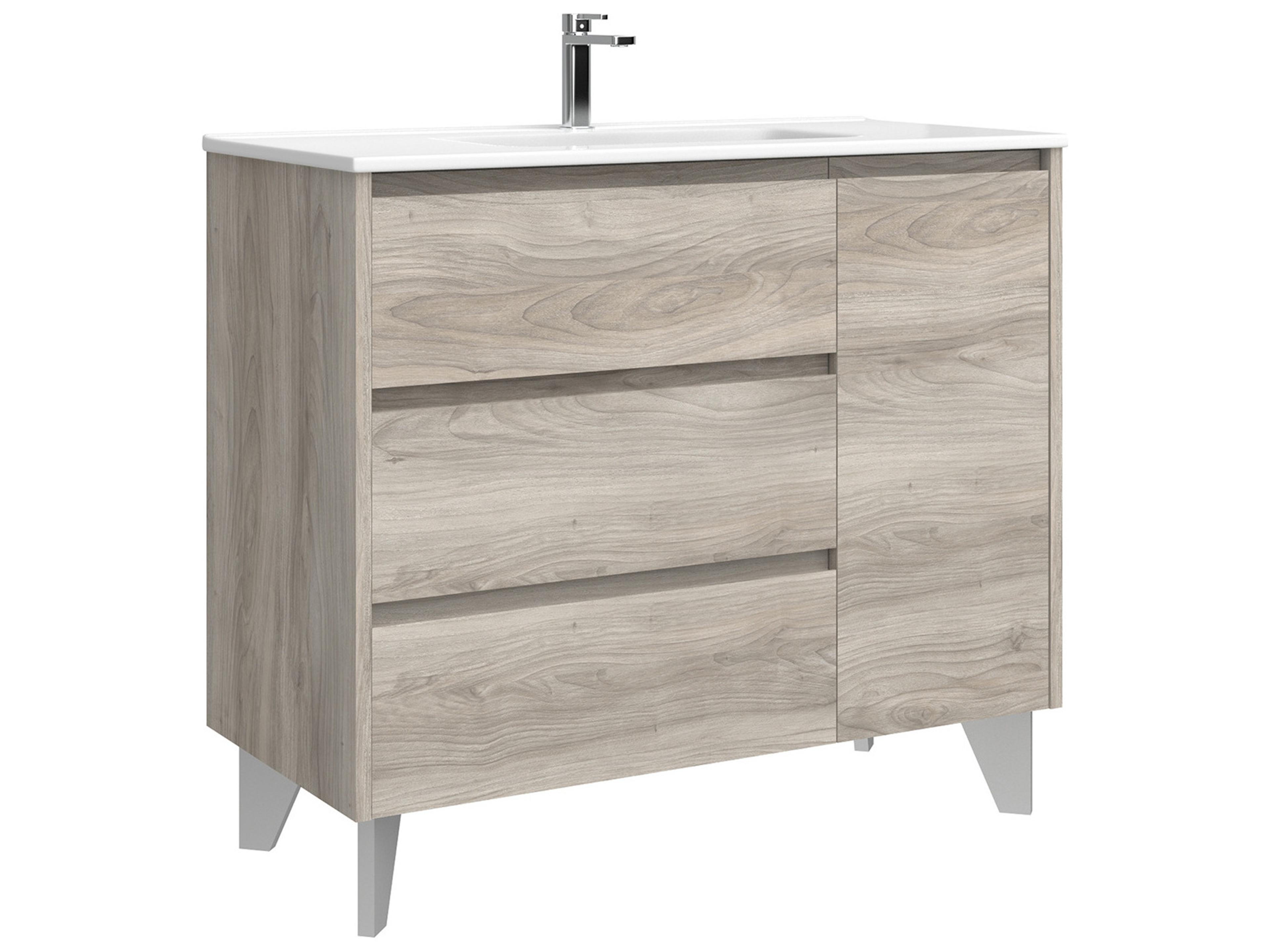 Lila Grey Pine Vanity