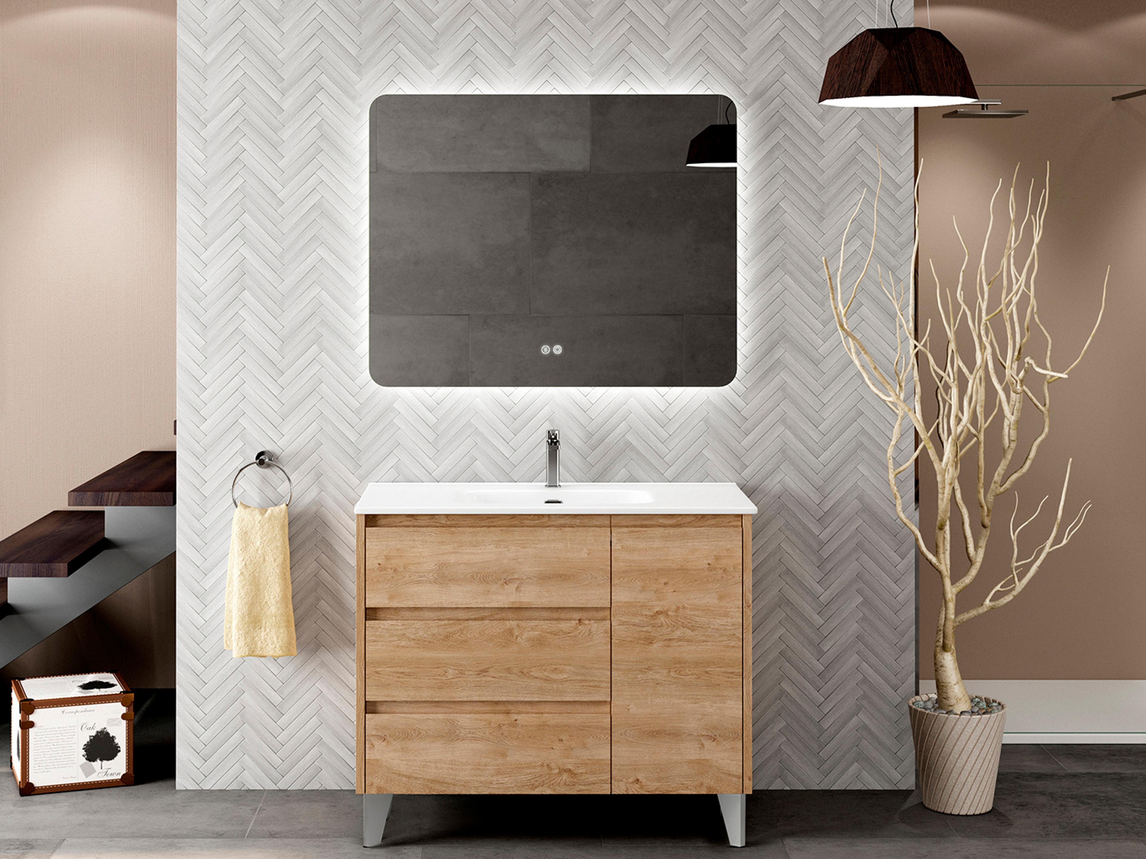 WS Bath Collections Lila Natural Oak Vanity