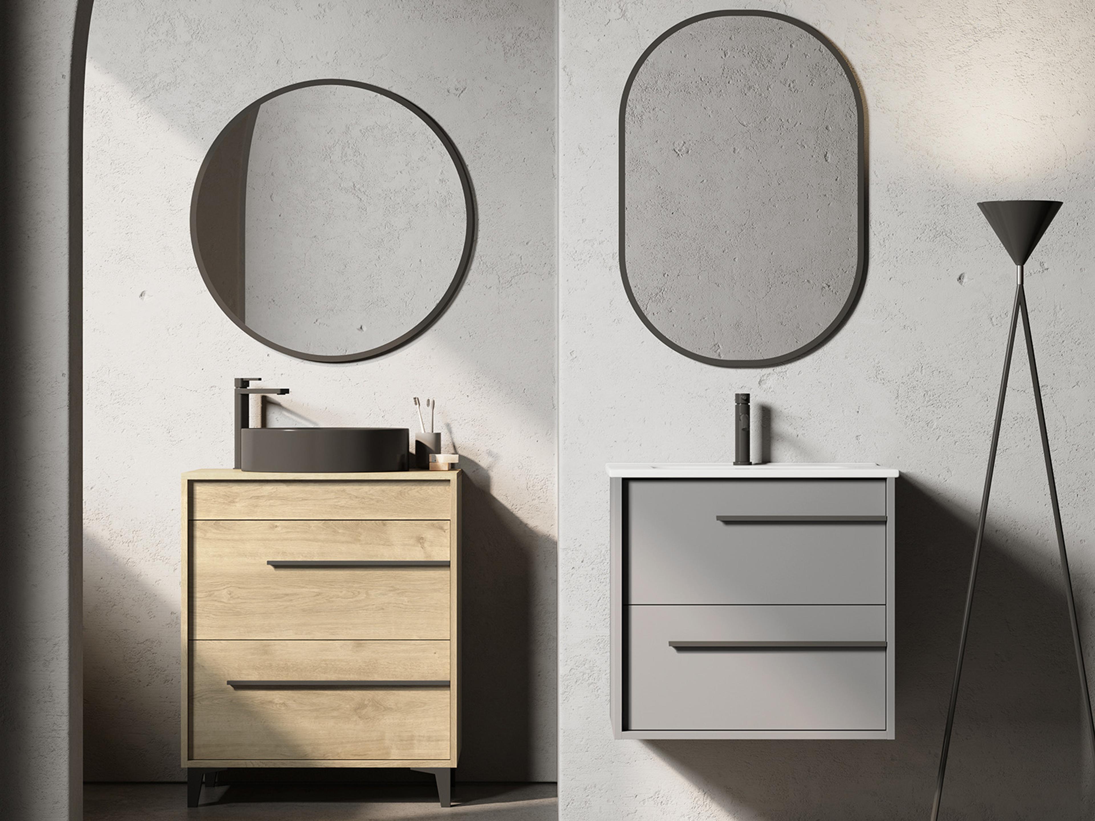 WS Bath Collections Lotus Natural Oak Vanity