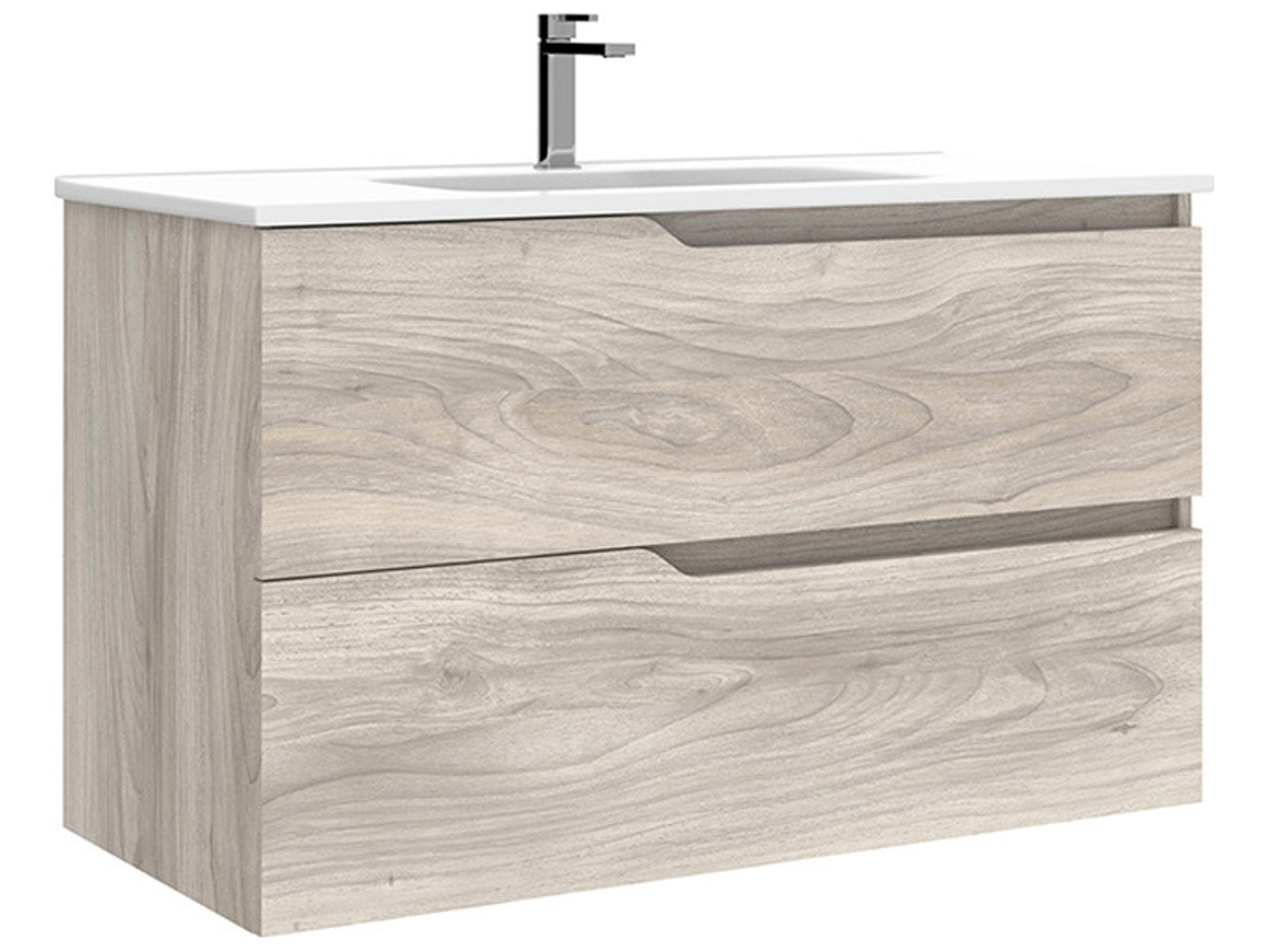 Menta Grey Pine Vanity