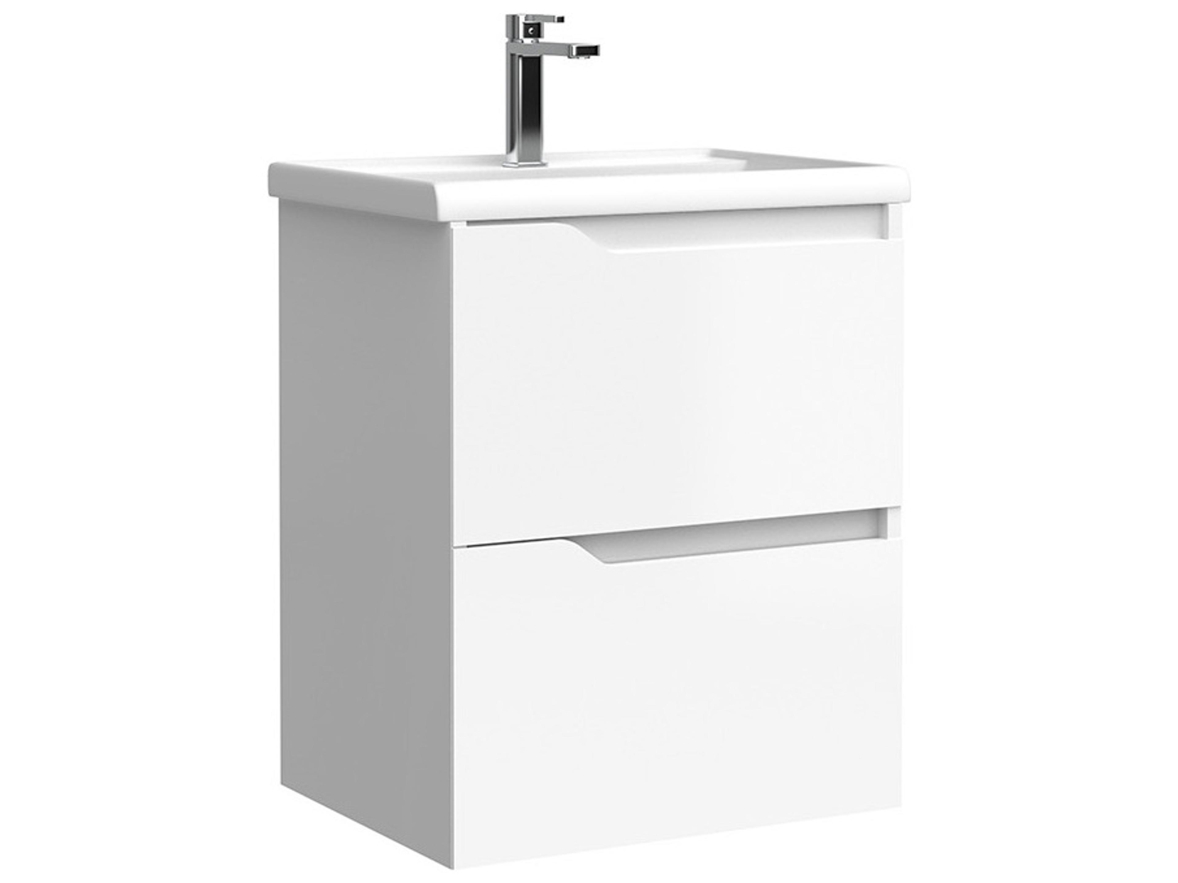 Menta Glossy White Vanity