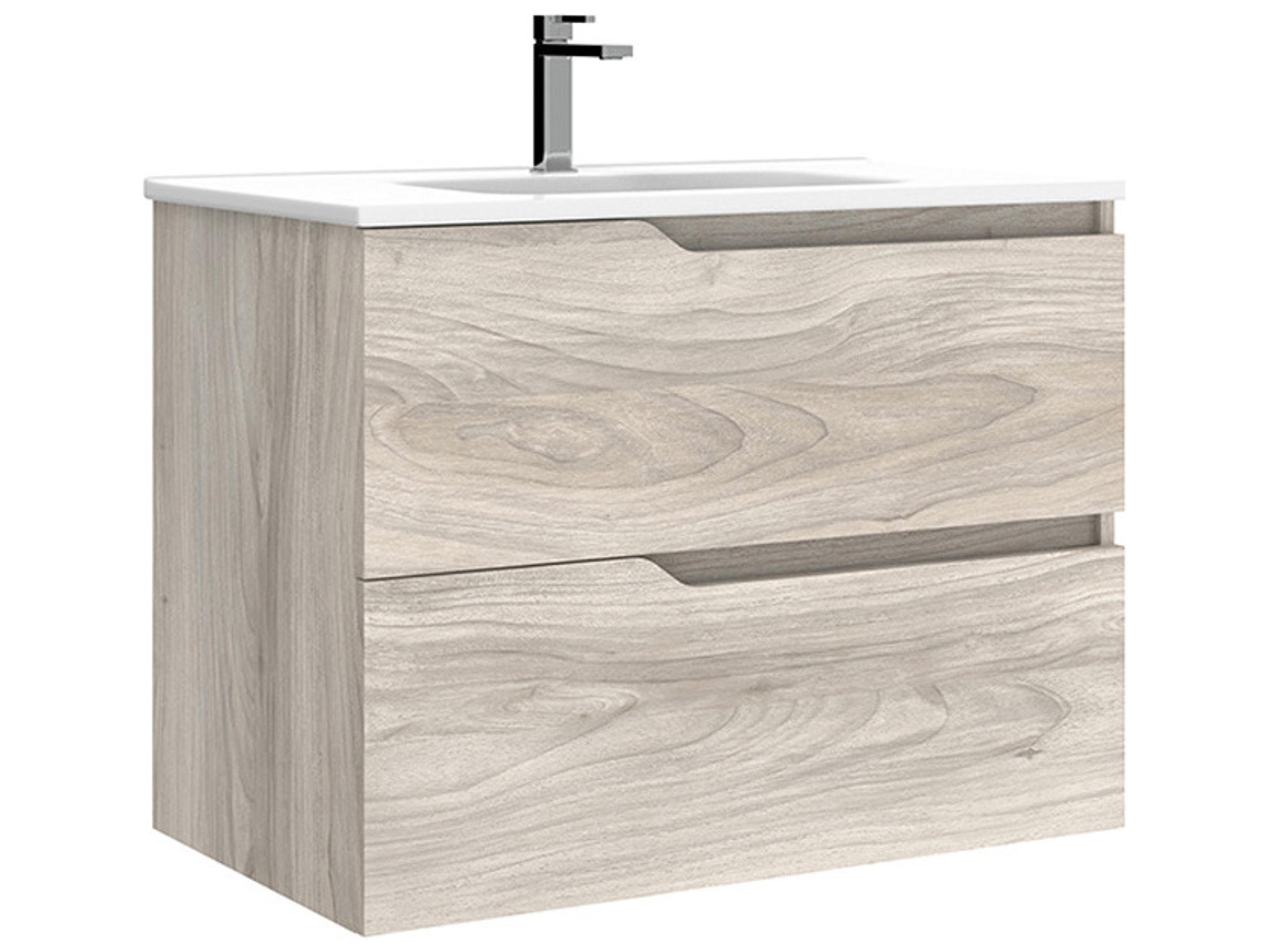 WS Bath Collections Menta Grey Pine Vanity
