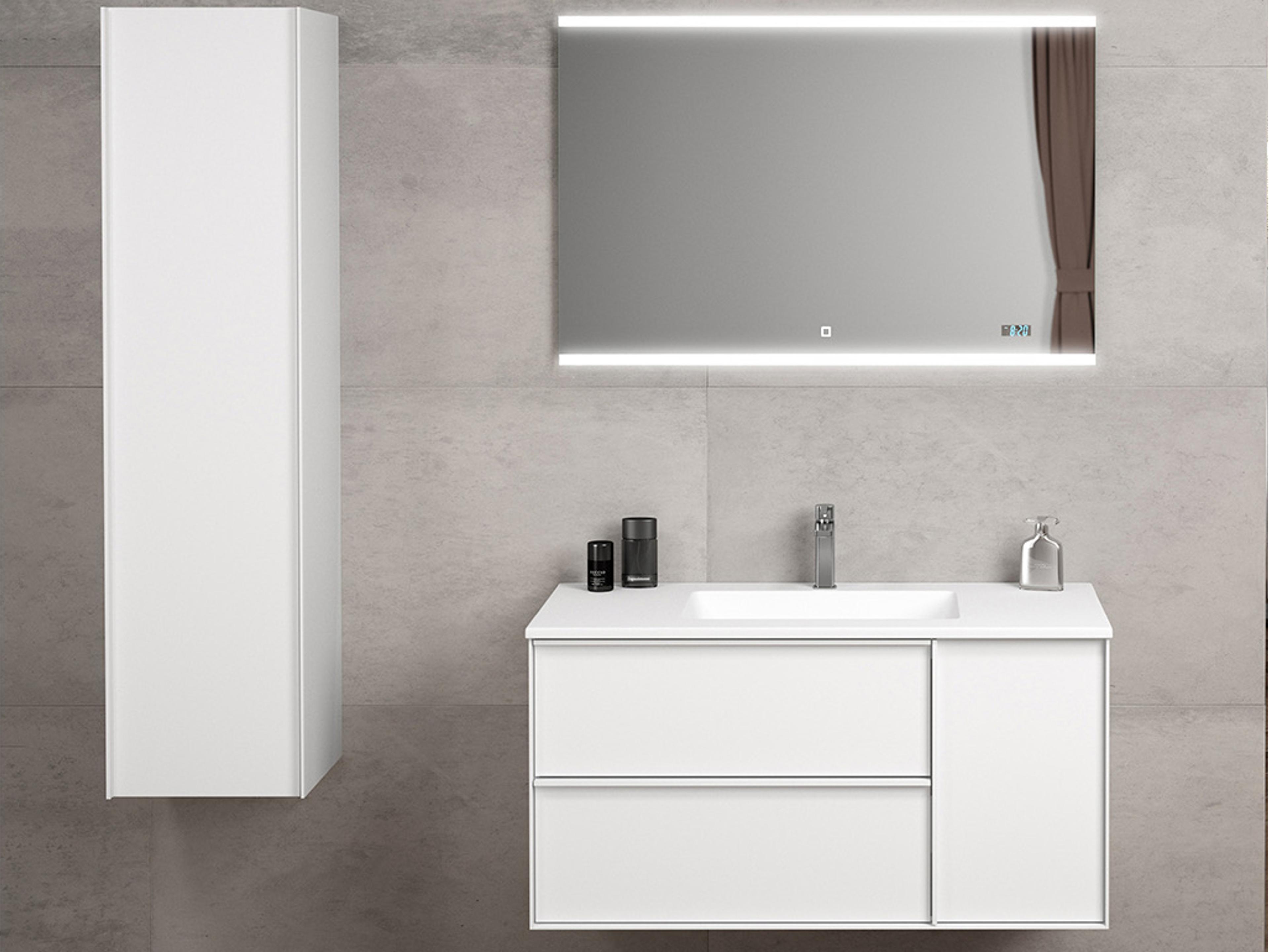 WS Bath Collections Palma Matte White Vanity