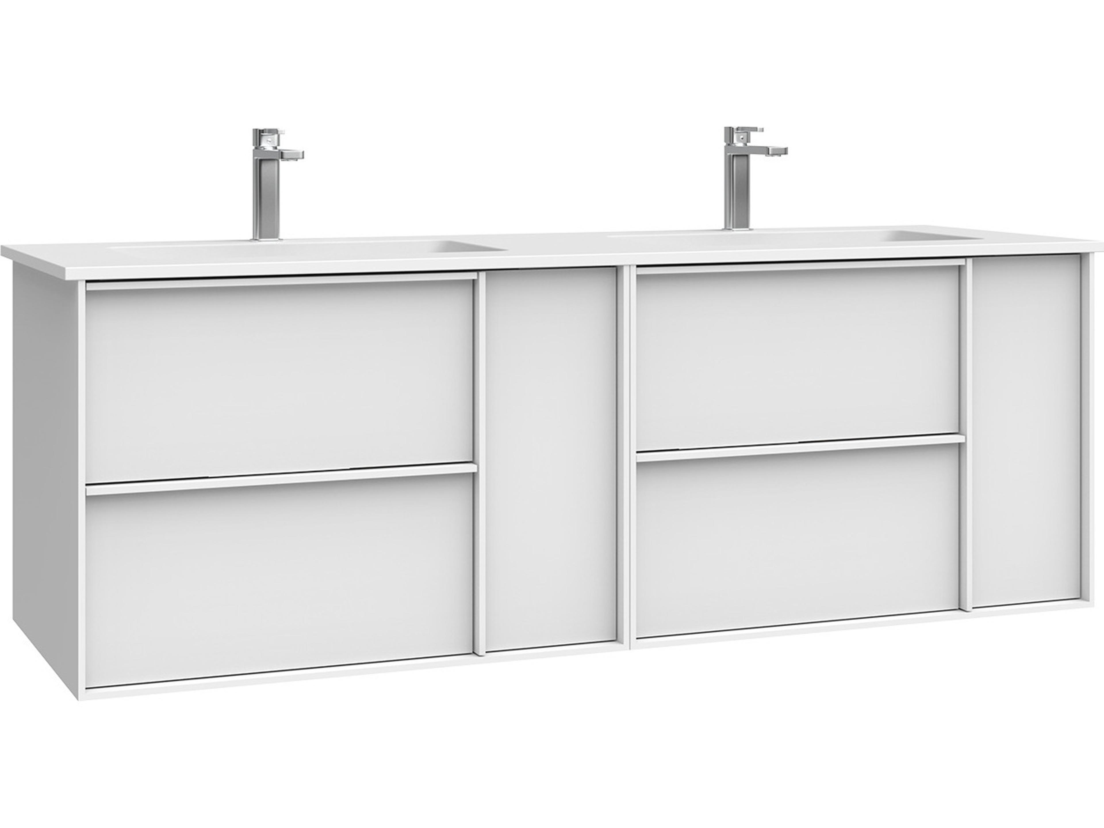 Palma Matte White Vanity