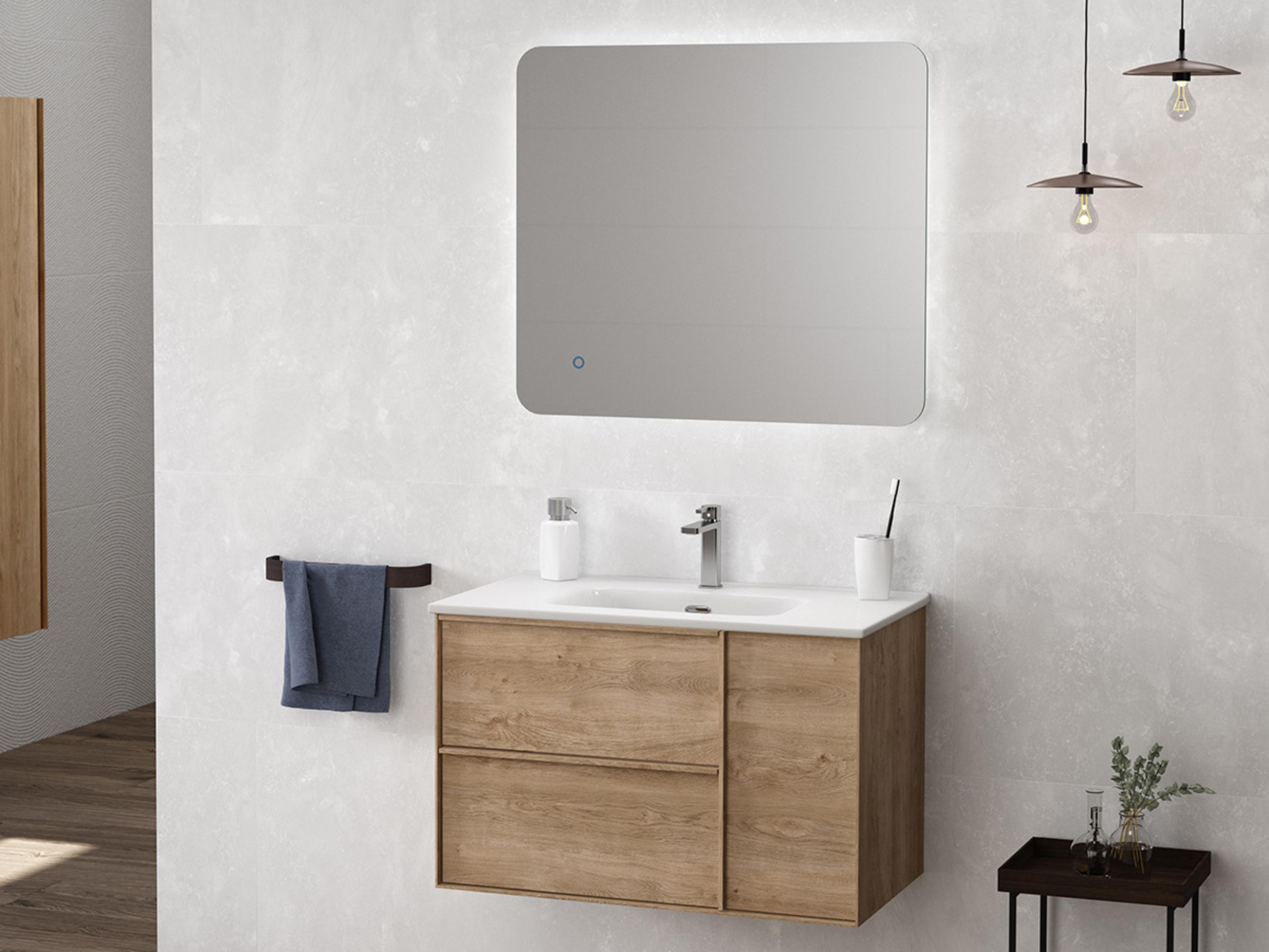 WS Bath Collections Palma Natural Oak Vanity