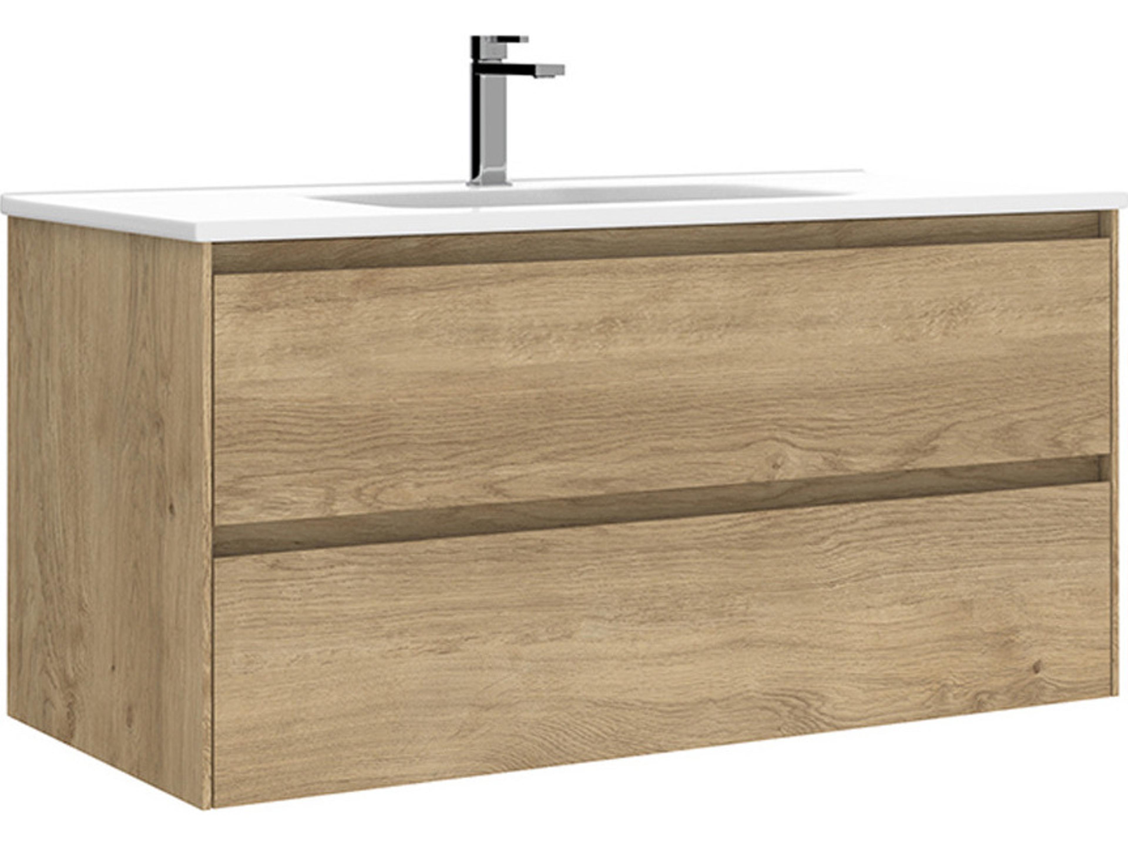 Perla Natural Oak Vanity