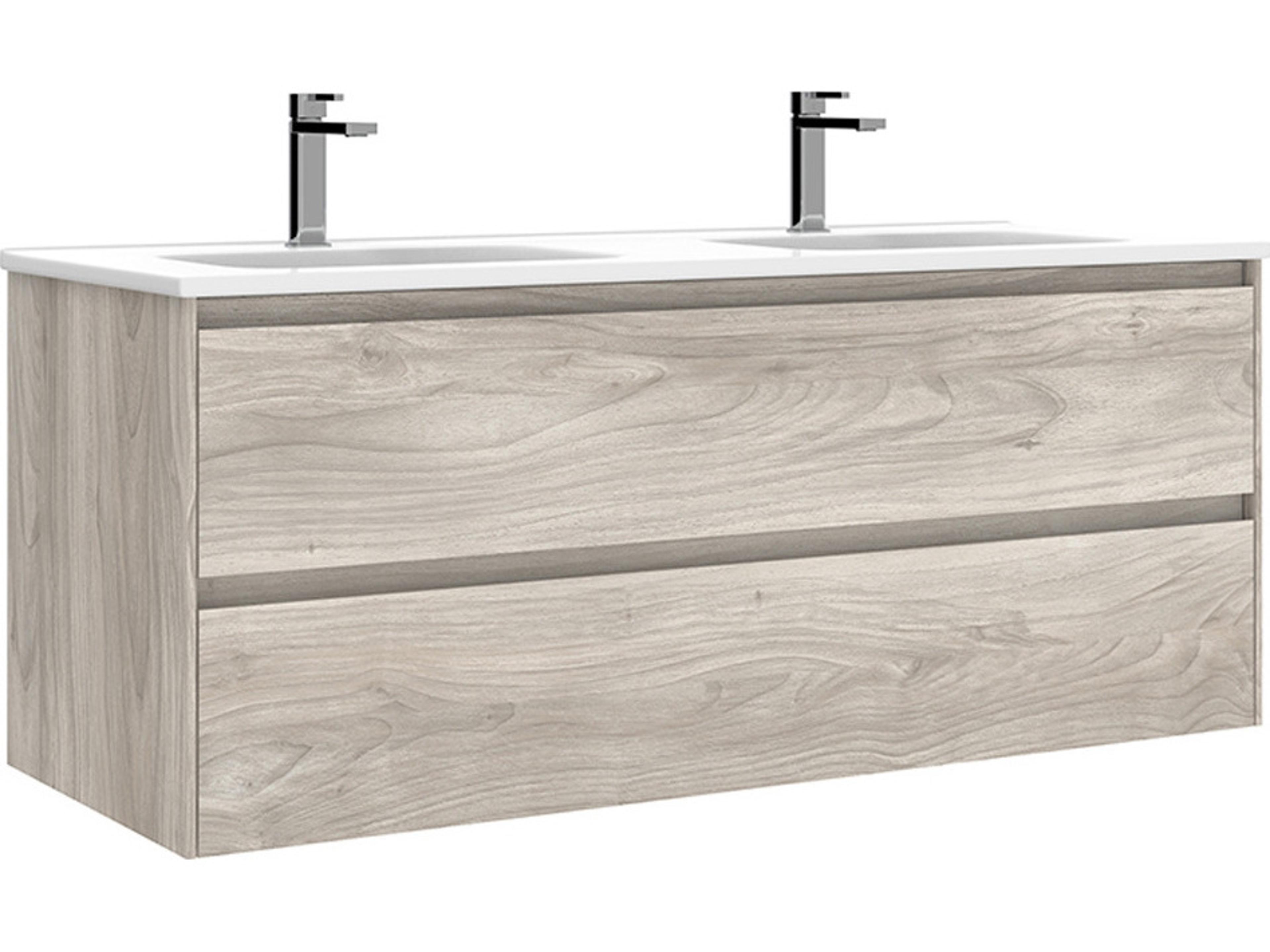 Perla Grey Pine Vanity