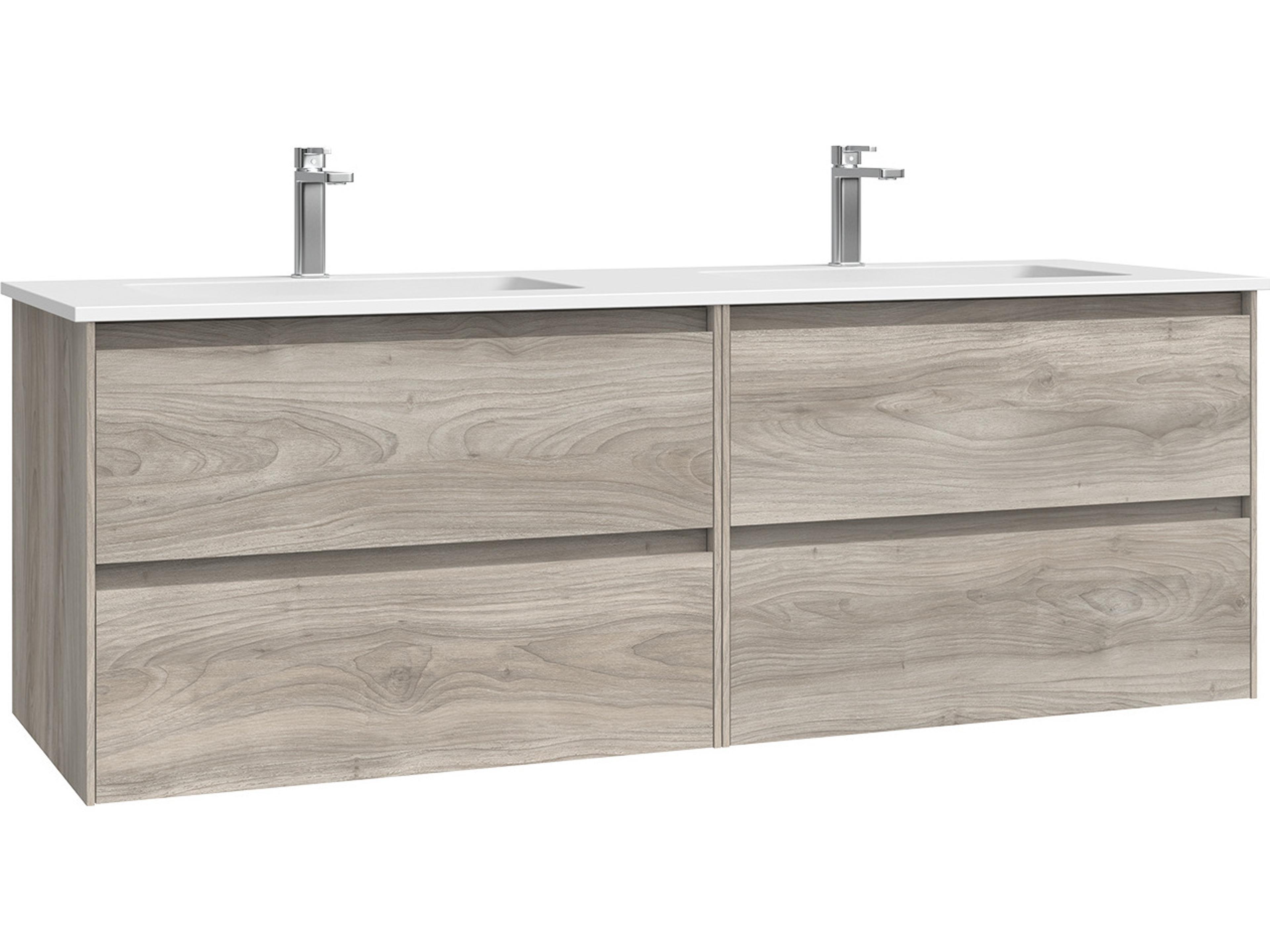 Perla Grey Pine Vanity