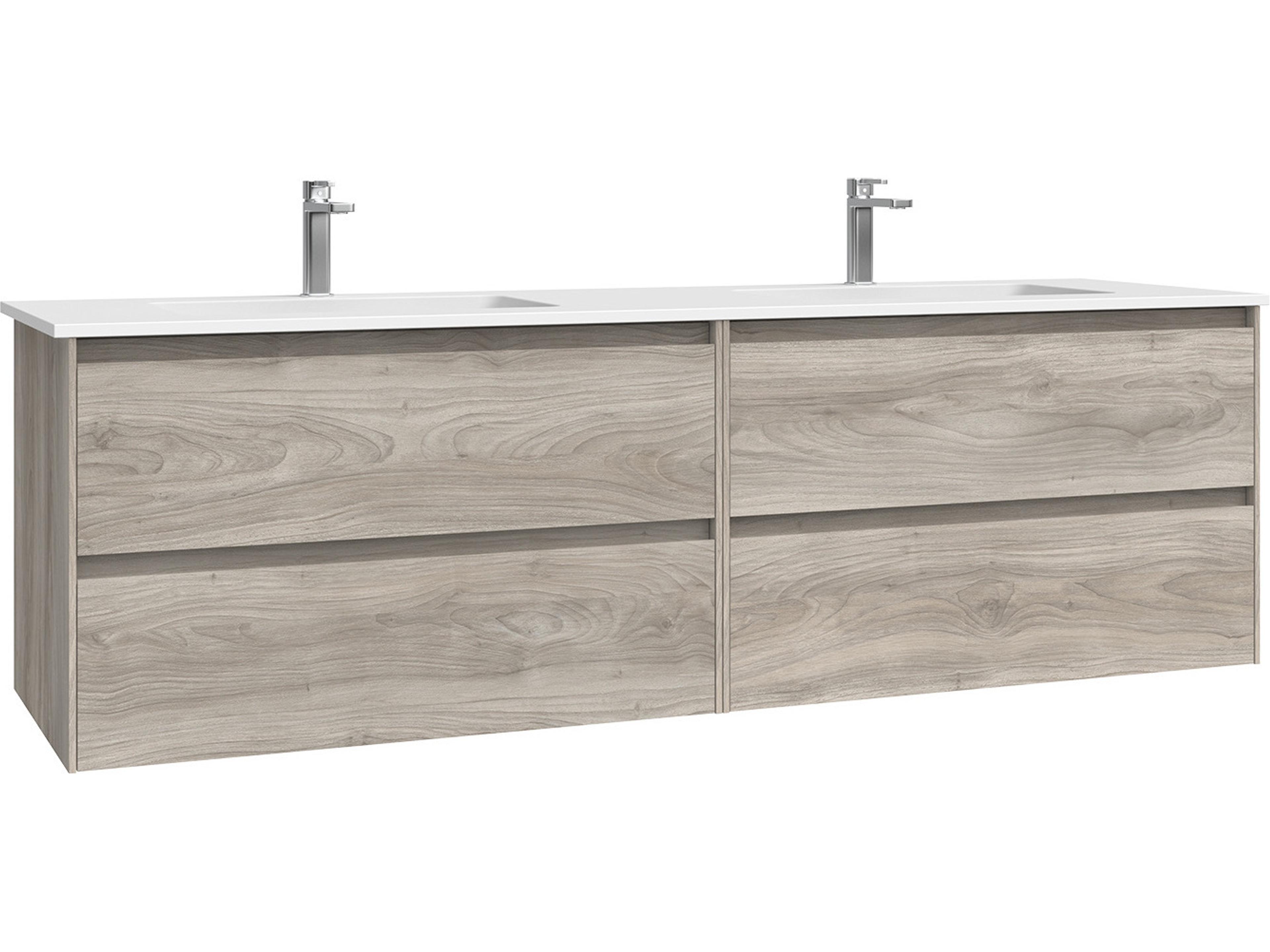 Perla Grey Pine Vanity