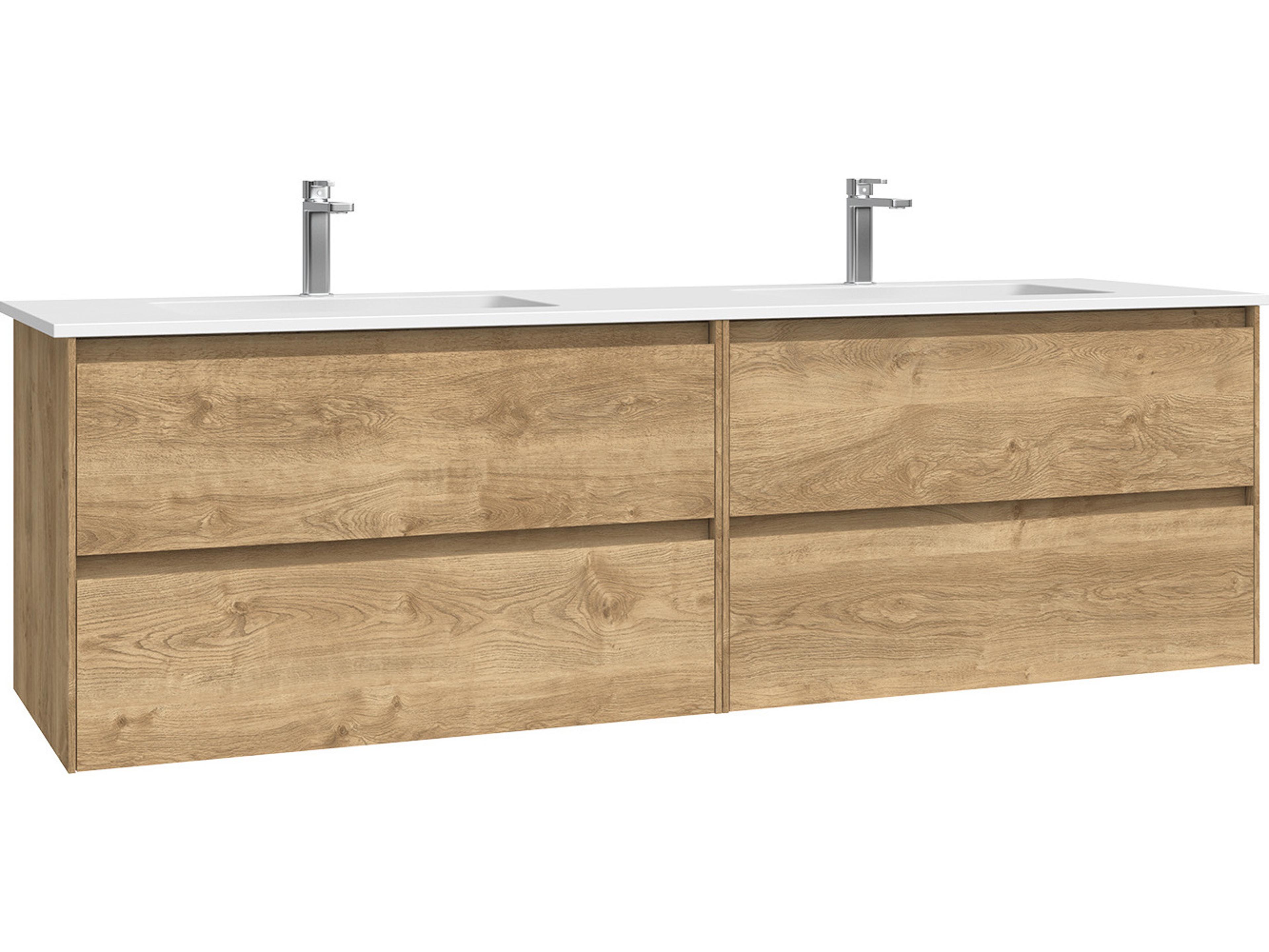Perla Natural Oak Vanity