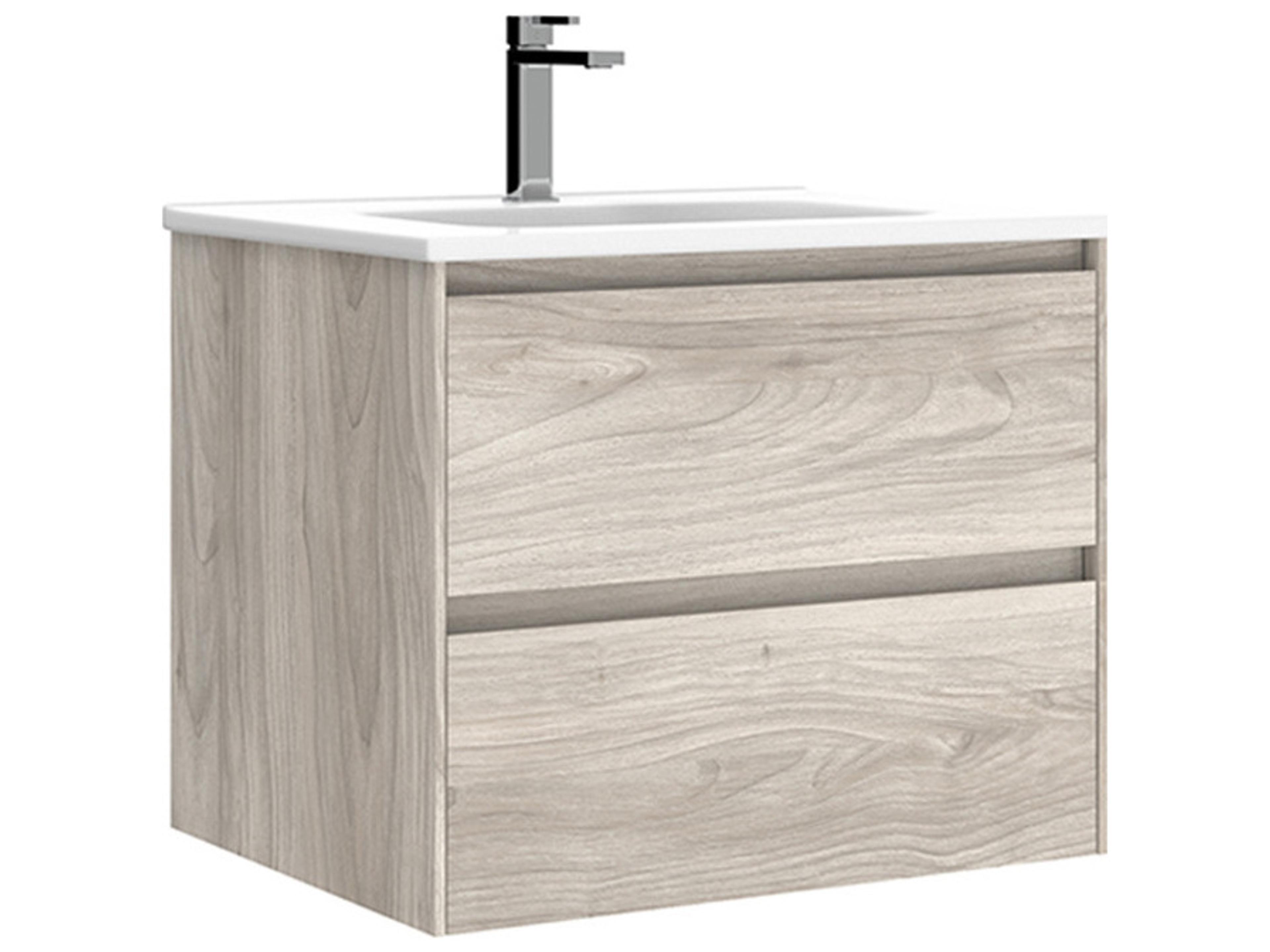 Perla Grey Pine Vanity