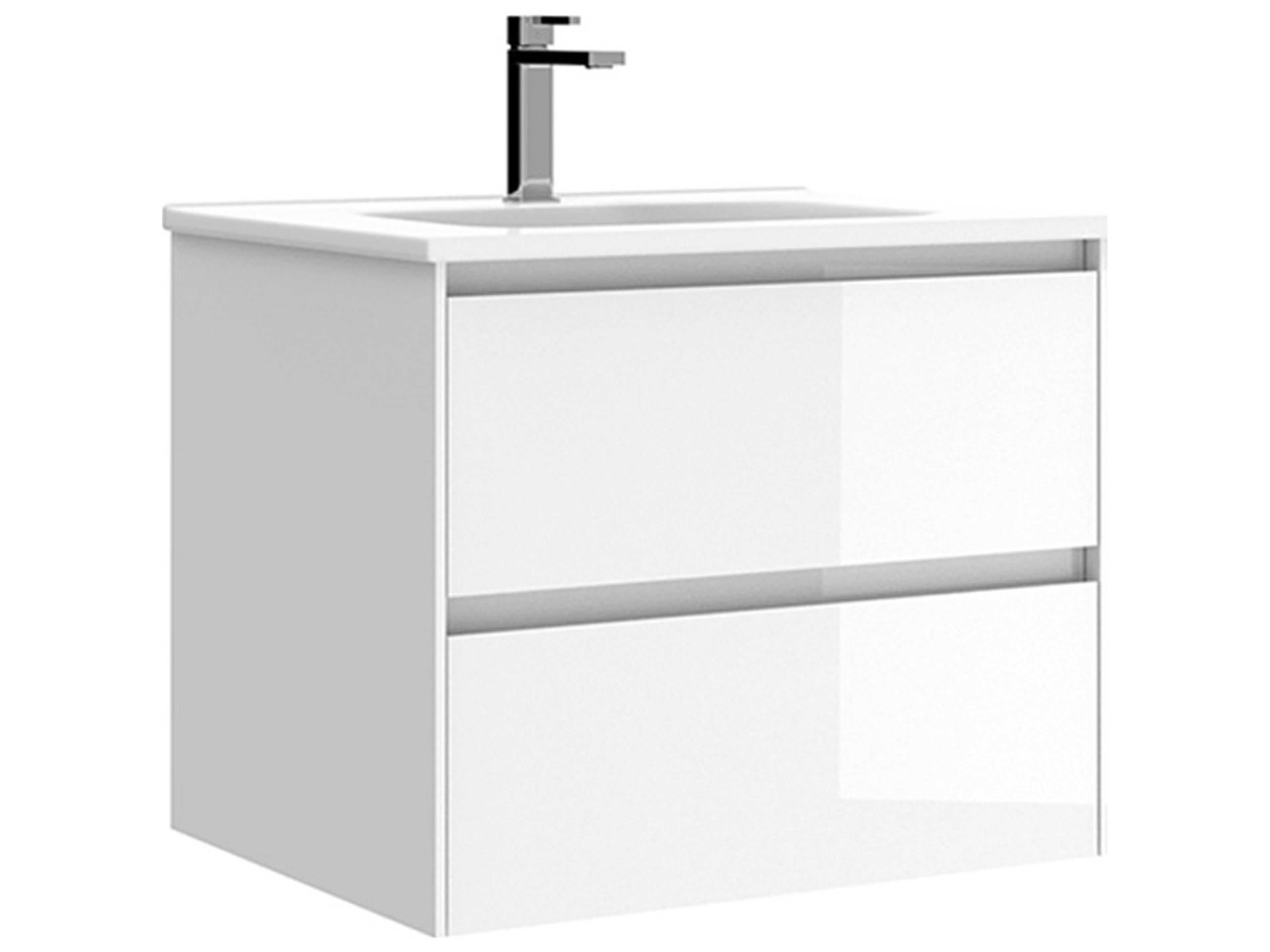 Perla Glossy White Vanity