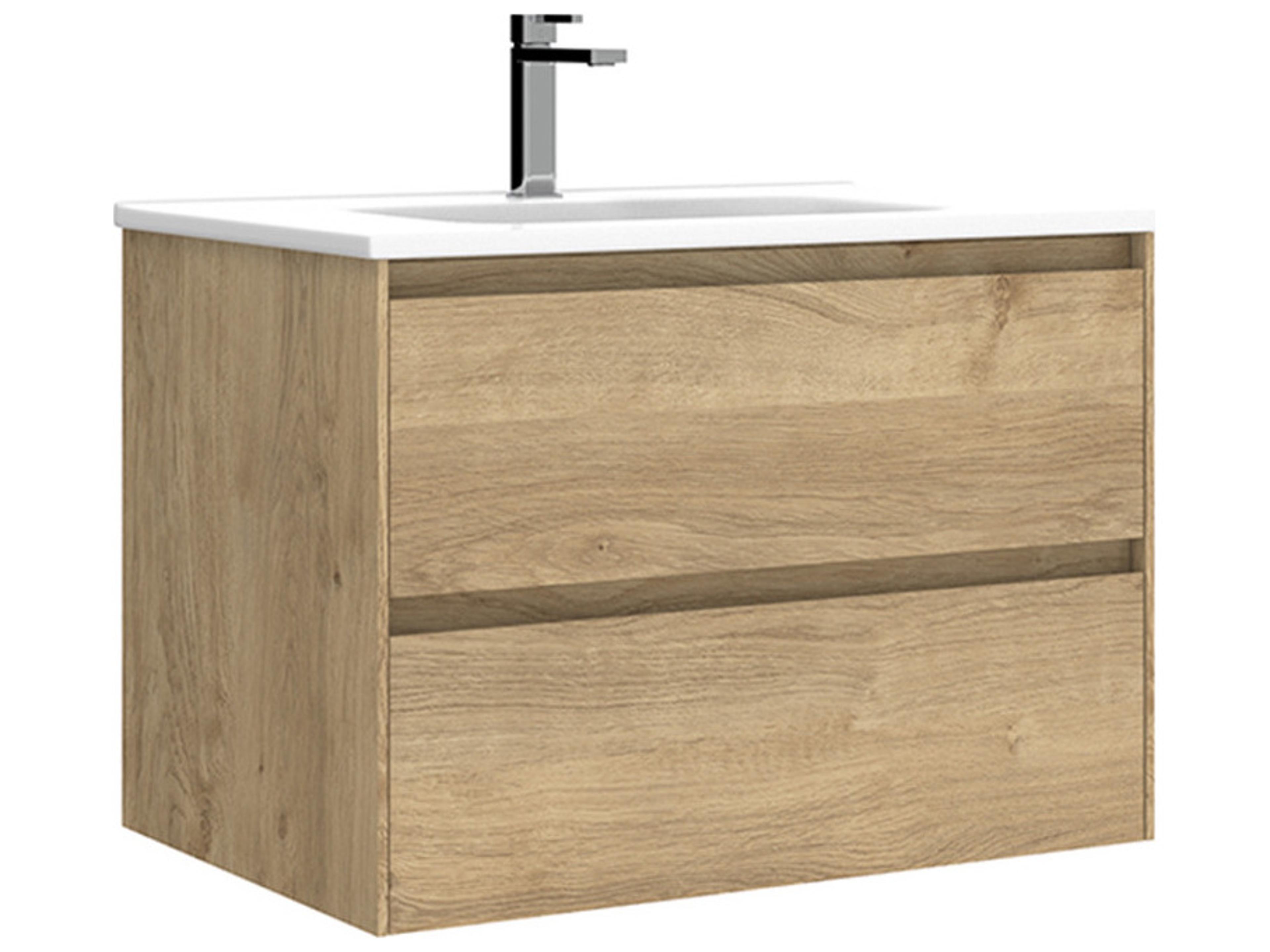 Perla Natural Oak Vanity
