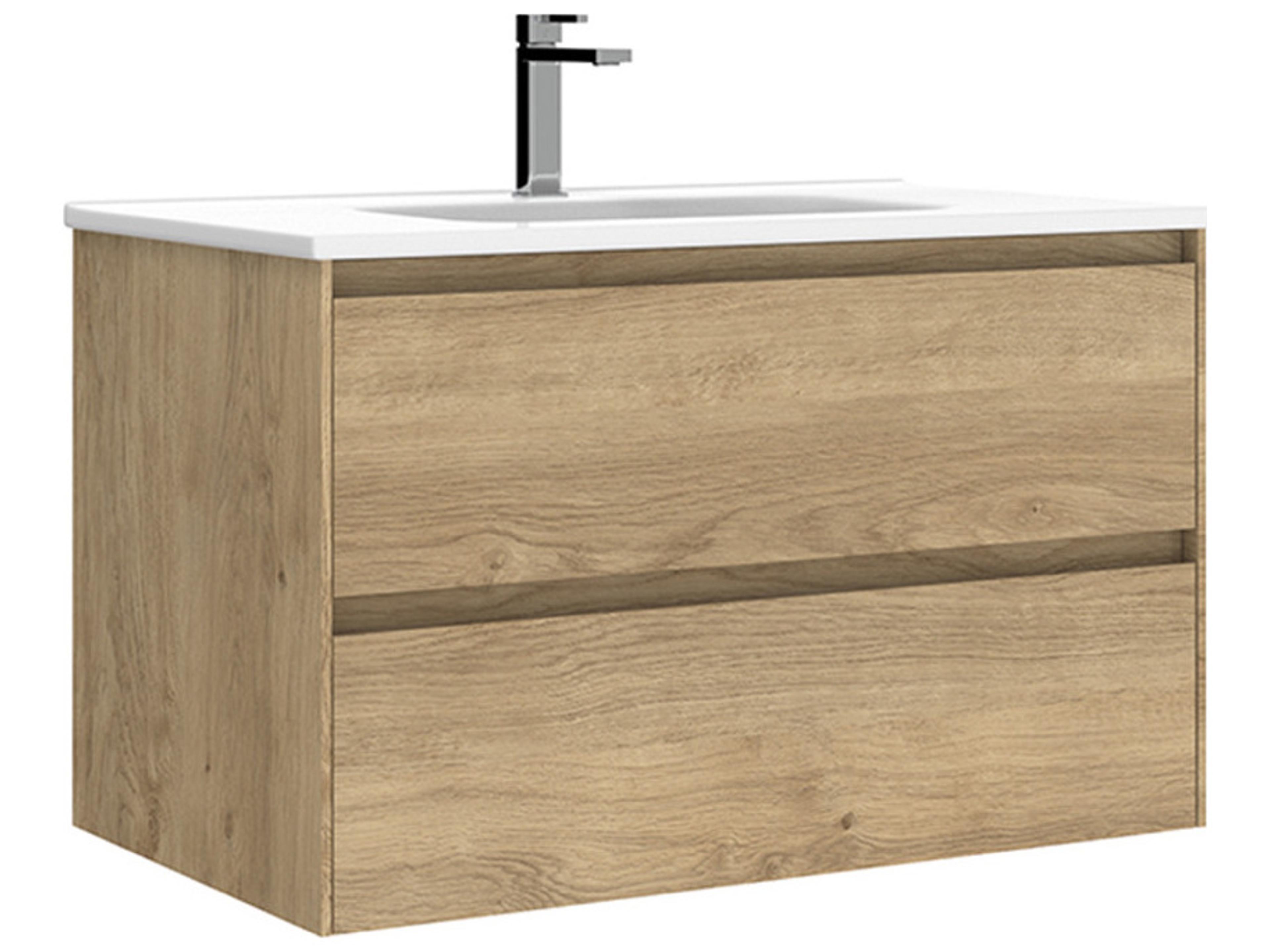 Perla Natural Oak Vanity