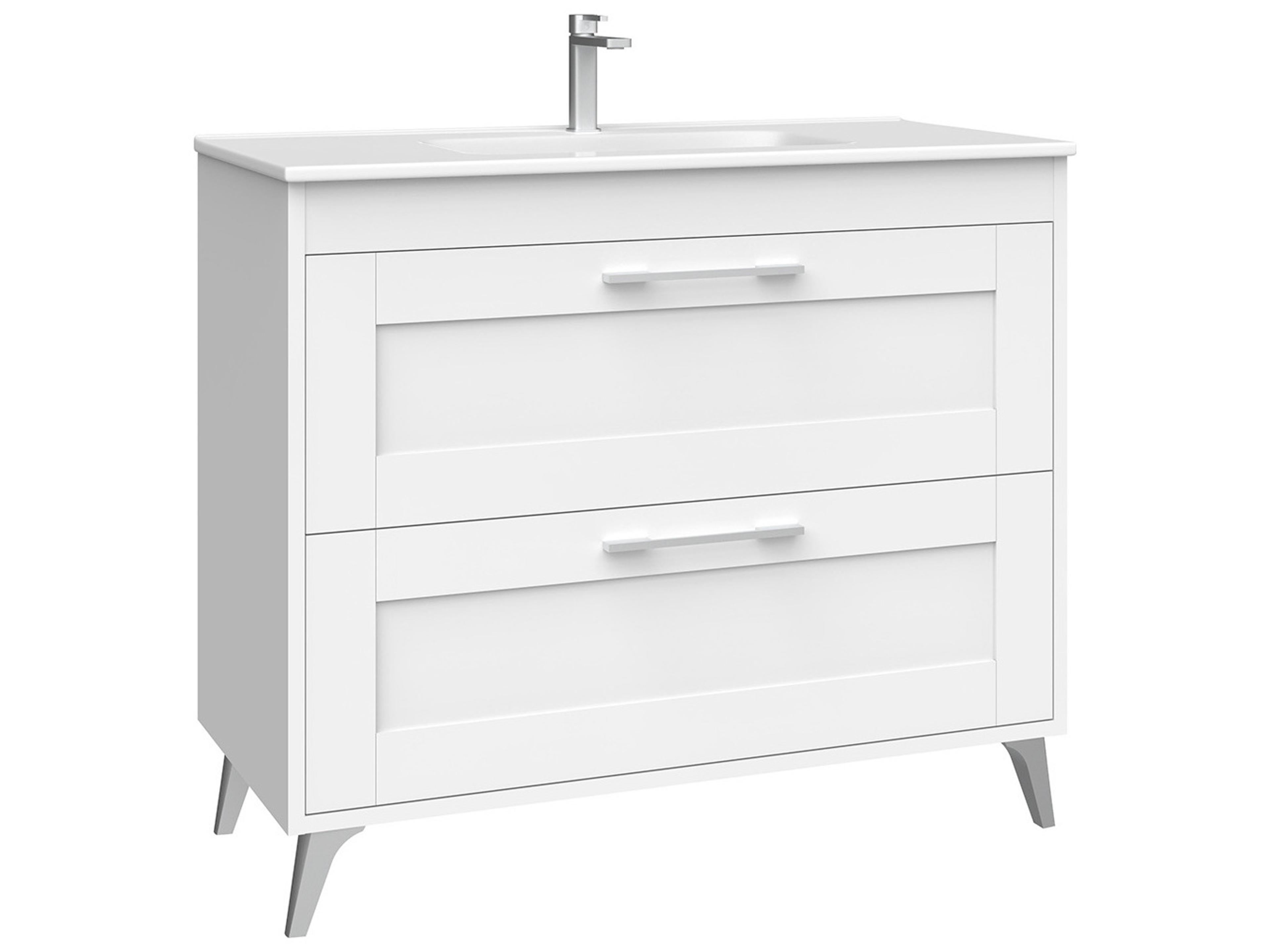 Rose Matte White Vanity