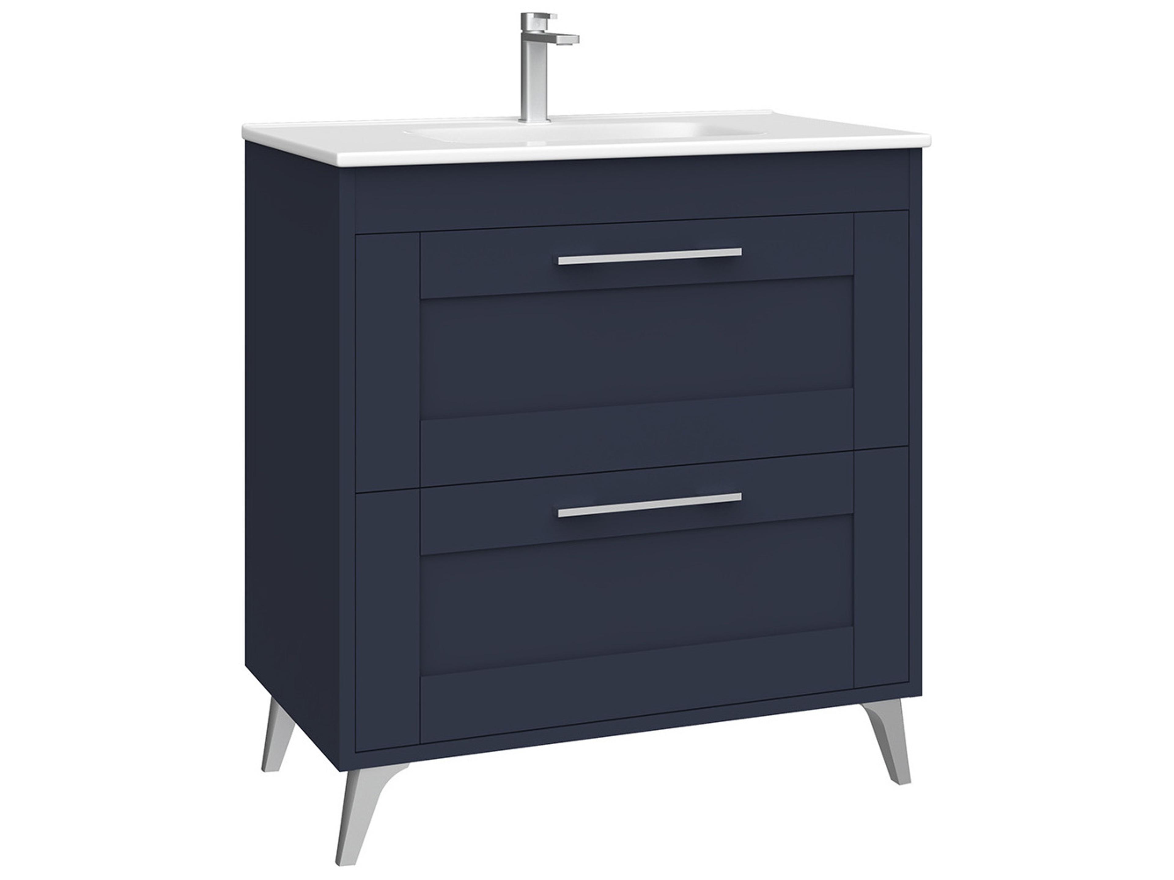 Rose Matte Navy Blue Vanity