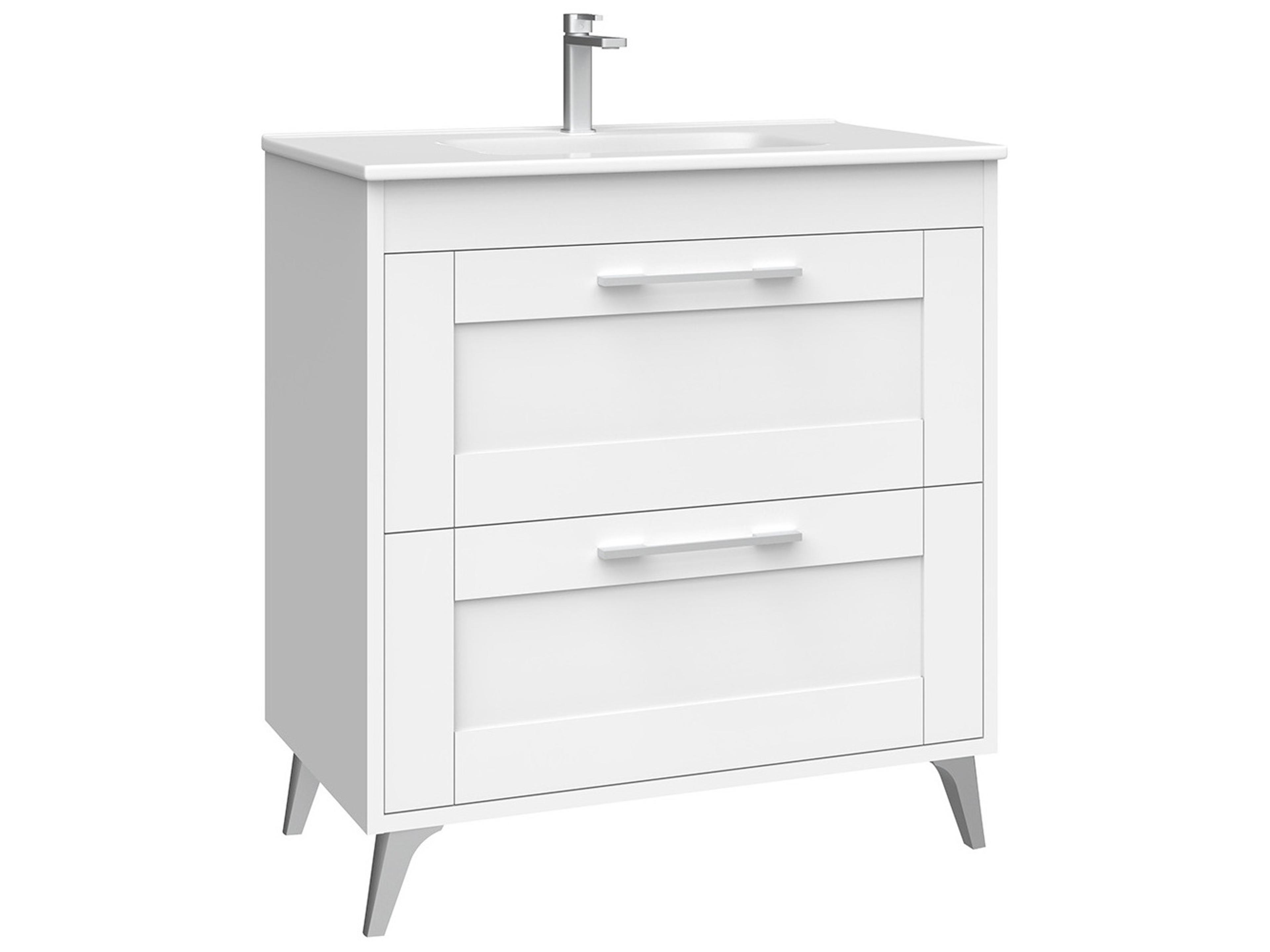 Rose Matte White Vanity