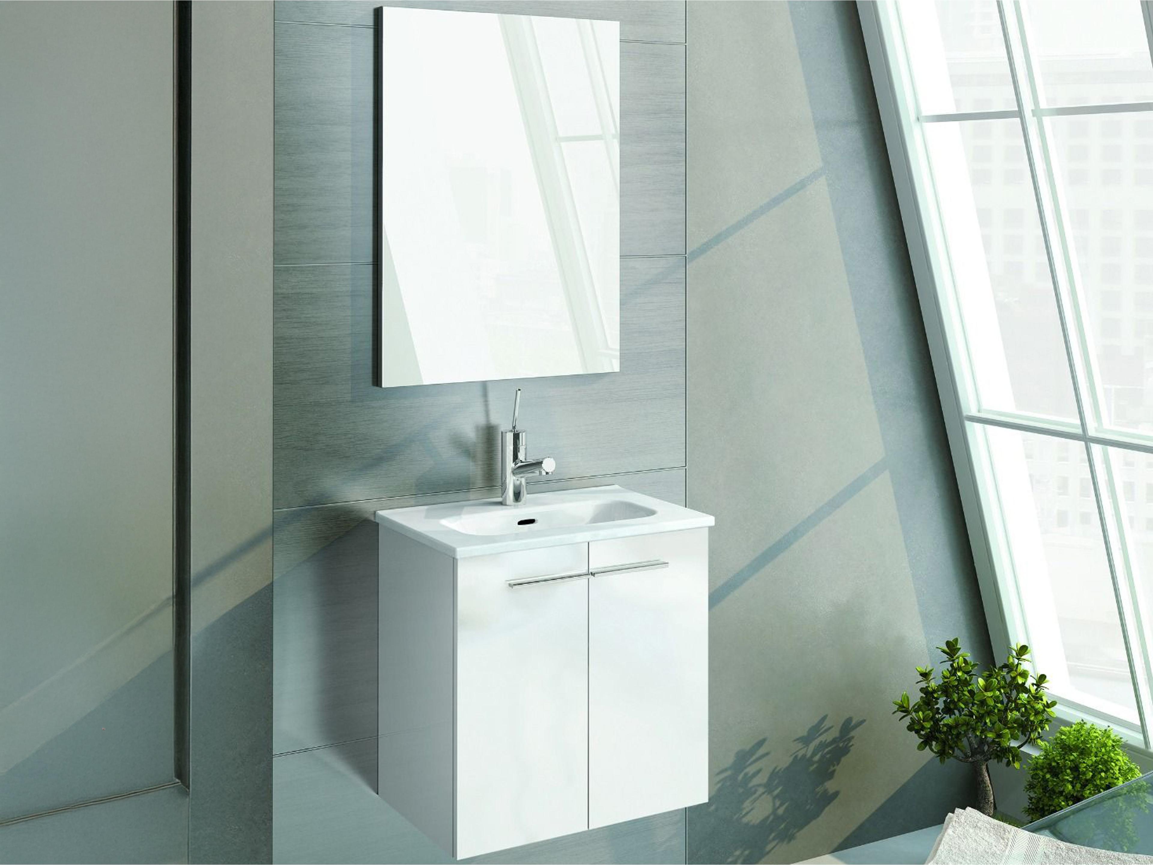 WS Bath Collections Start Glossy White Vanity